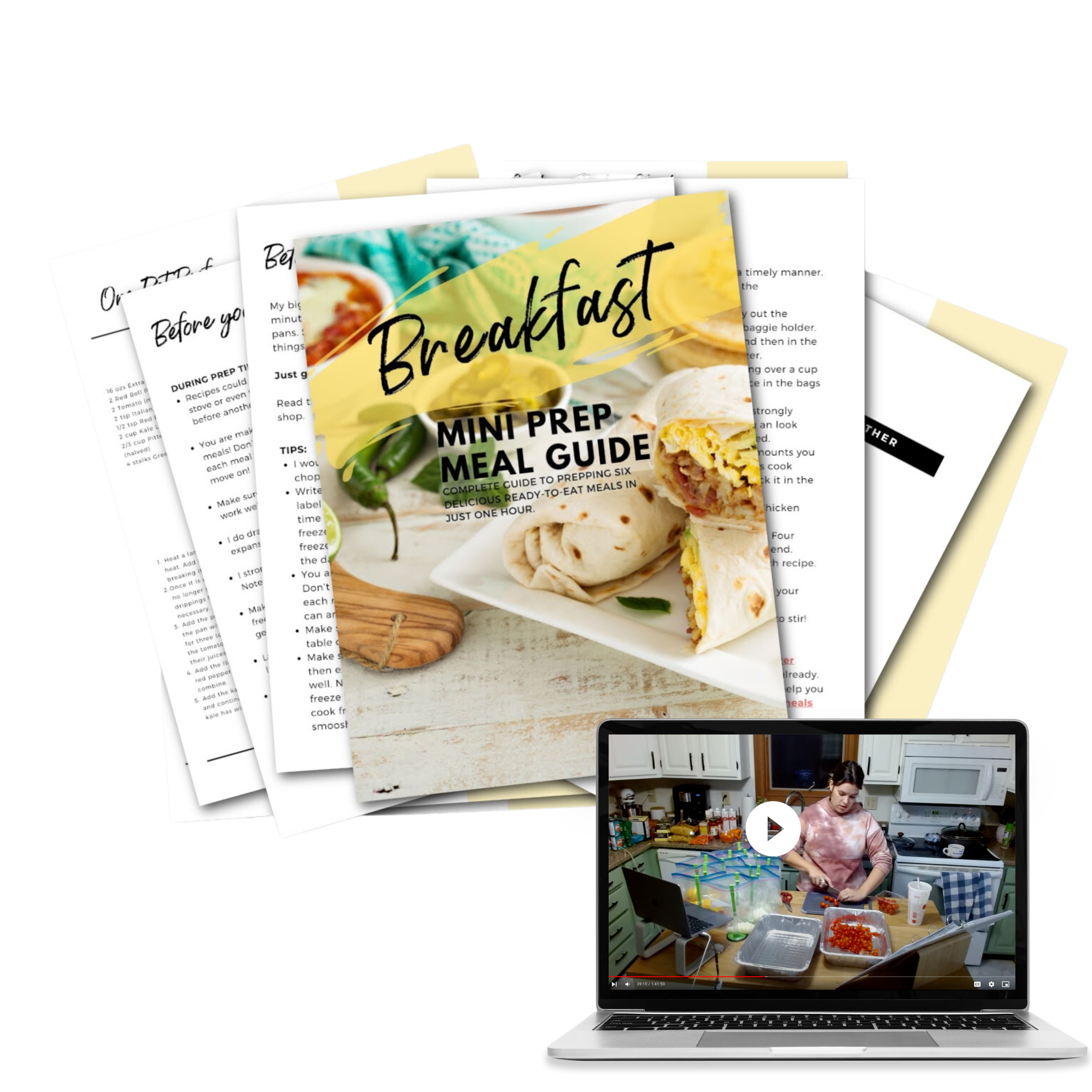 Breakfast Mini Freezer Prep Guide