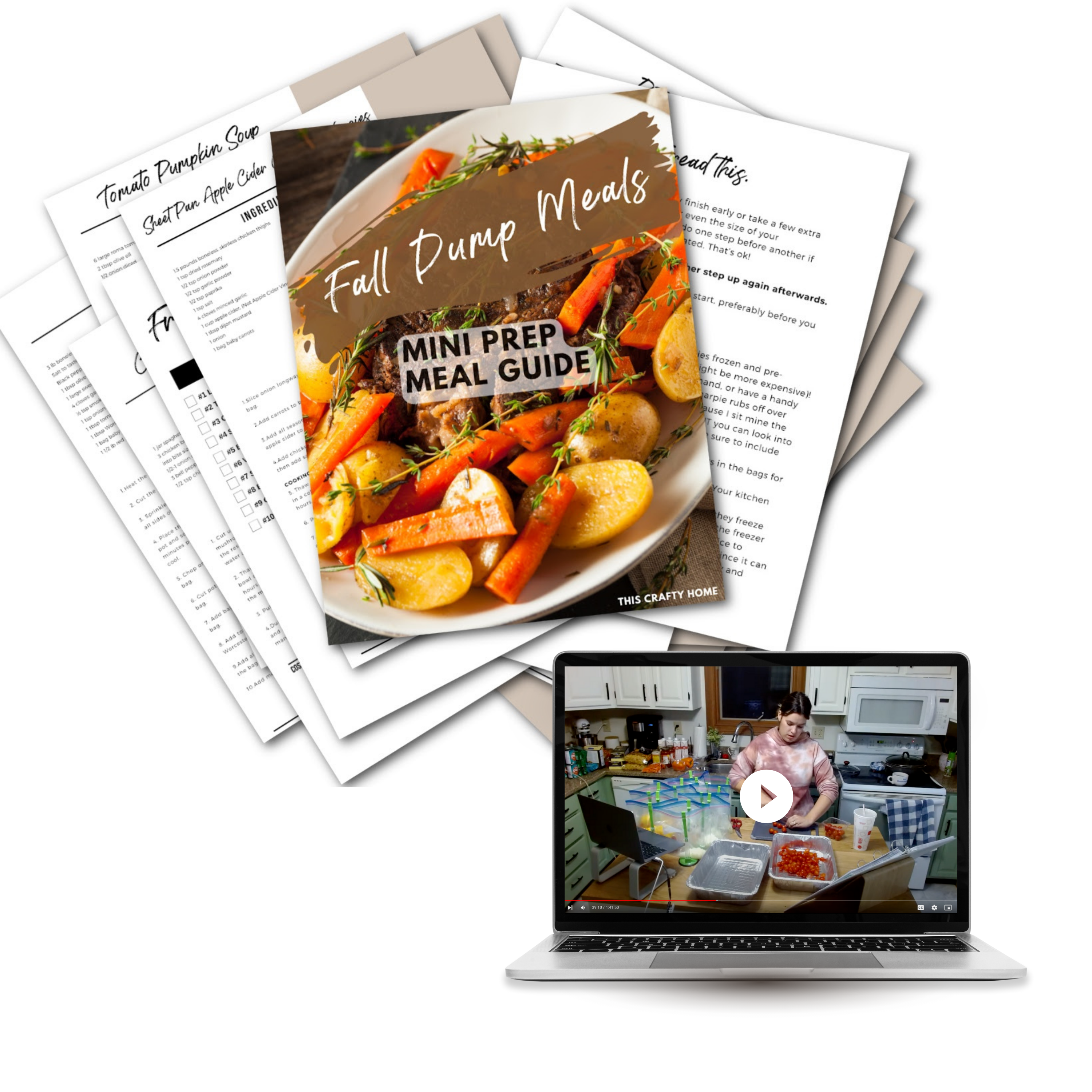 Fall Dump Mini Freezer Meal Guide (With Prep Video)