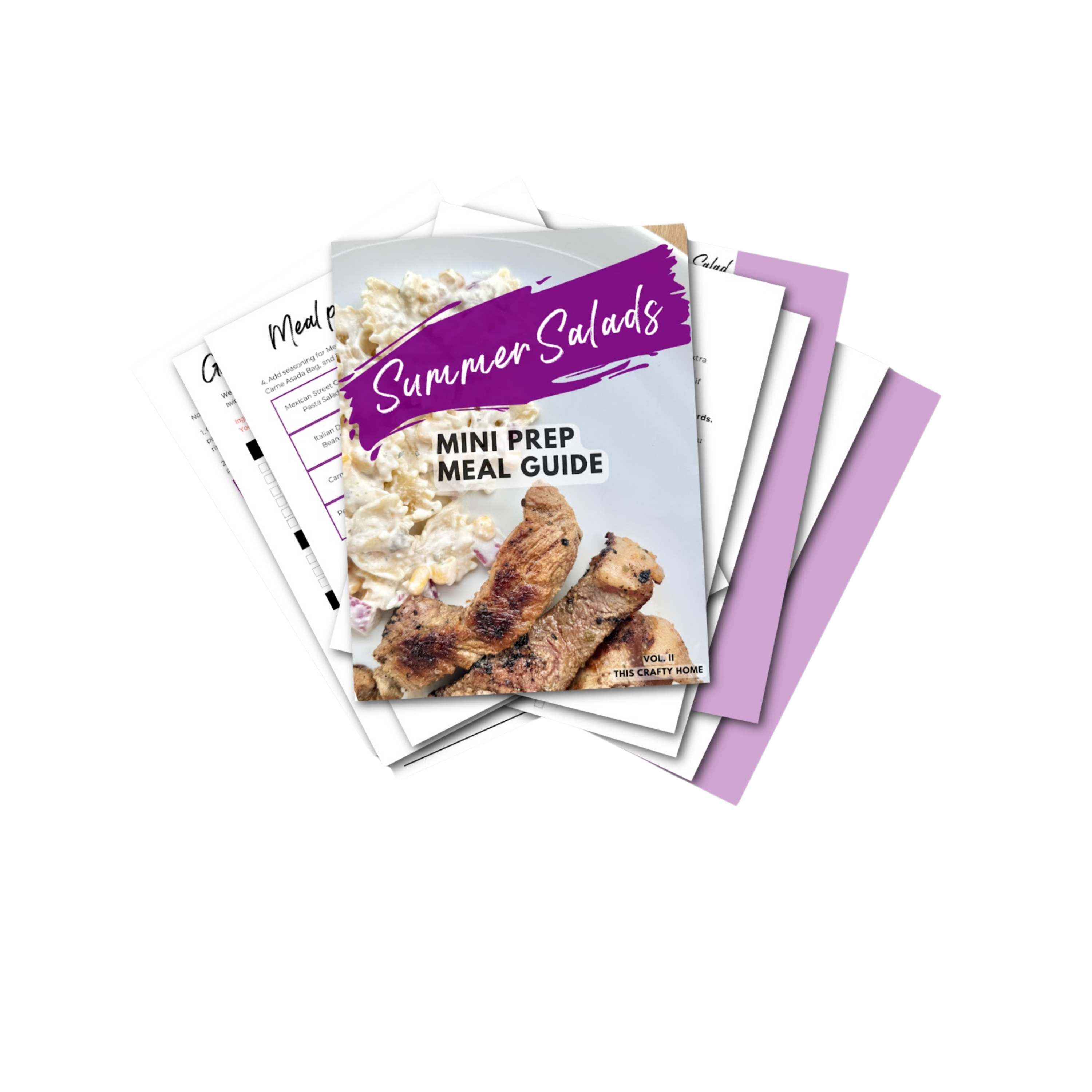 Summer Vol. II Salads Mini Freezer Prep Guide