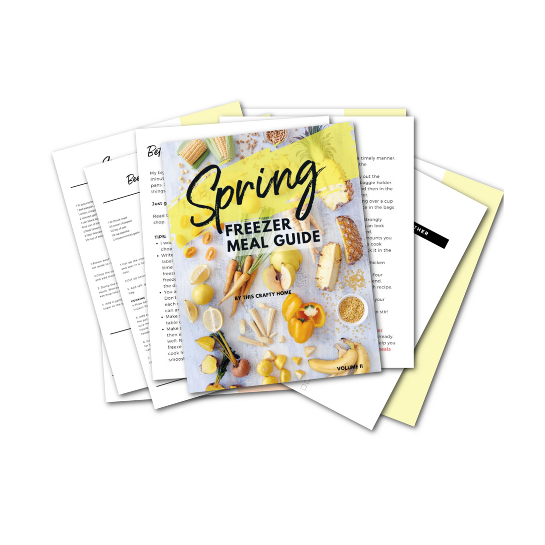 Spring Freezer Meal Guide Vol. II