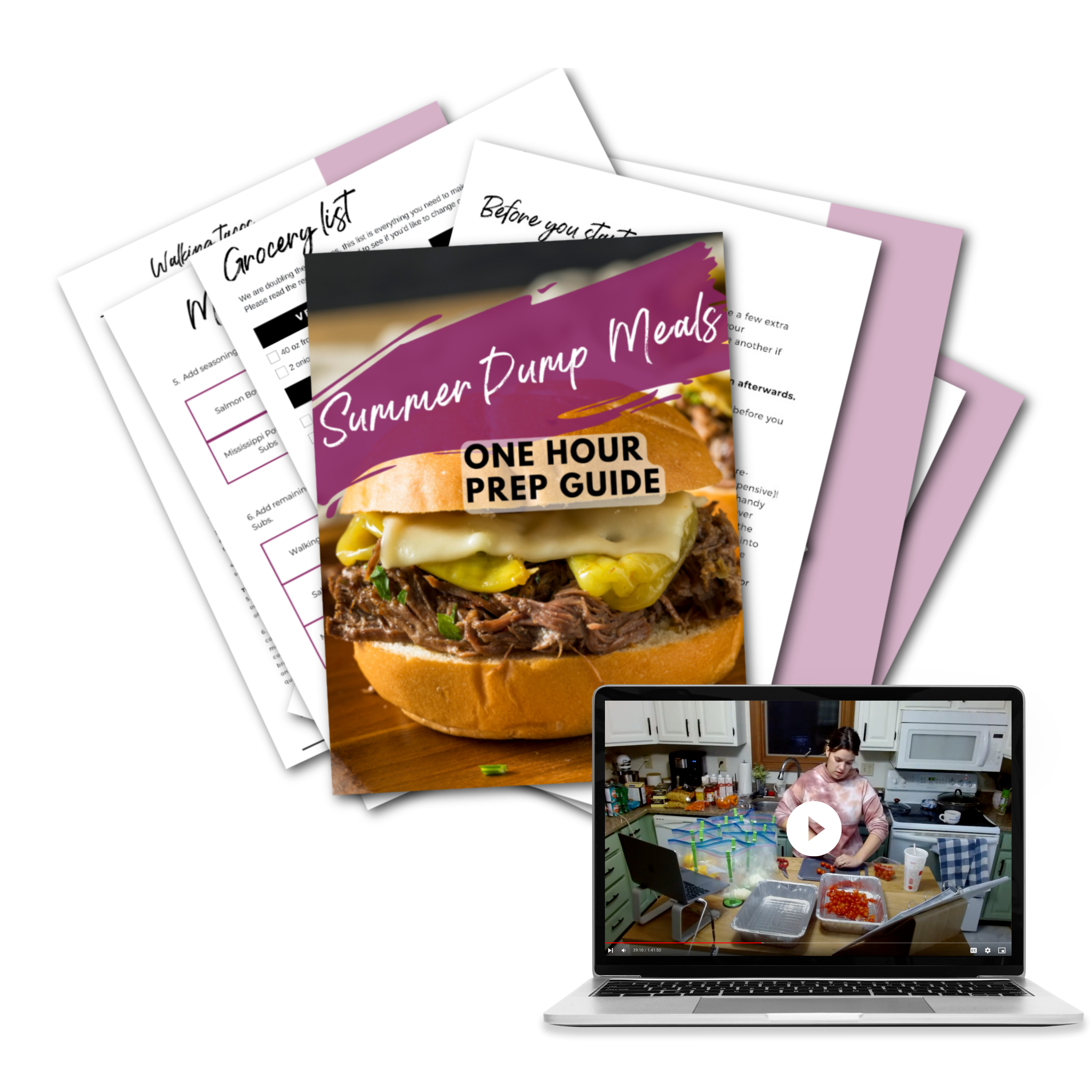 Summer Dump Meals Mini Freezer Meal Guide