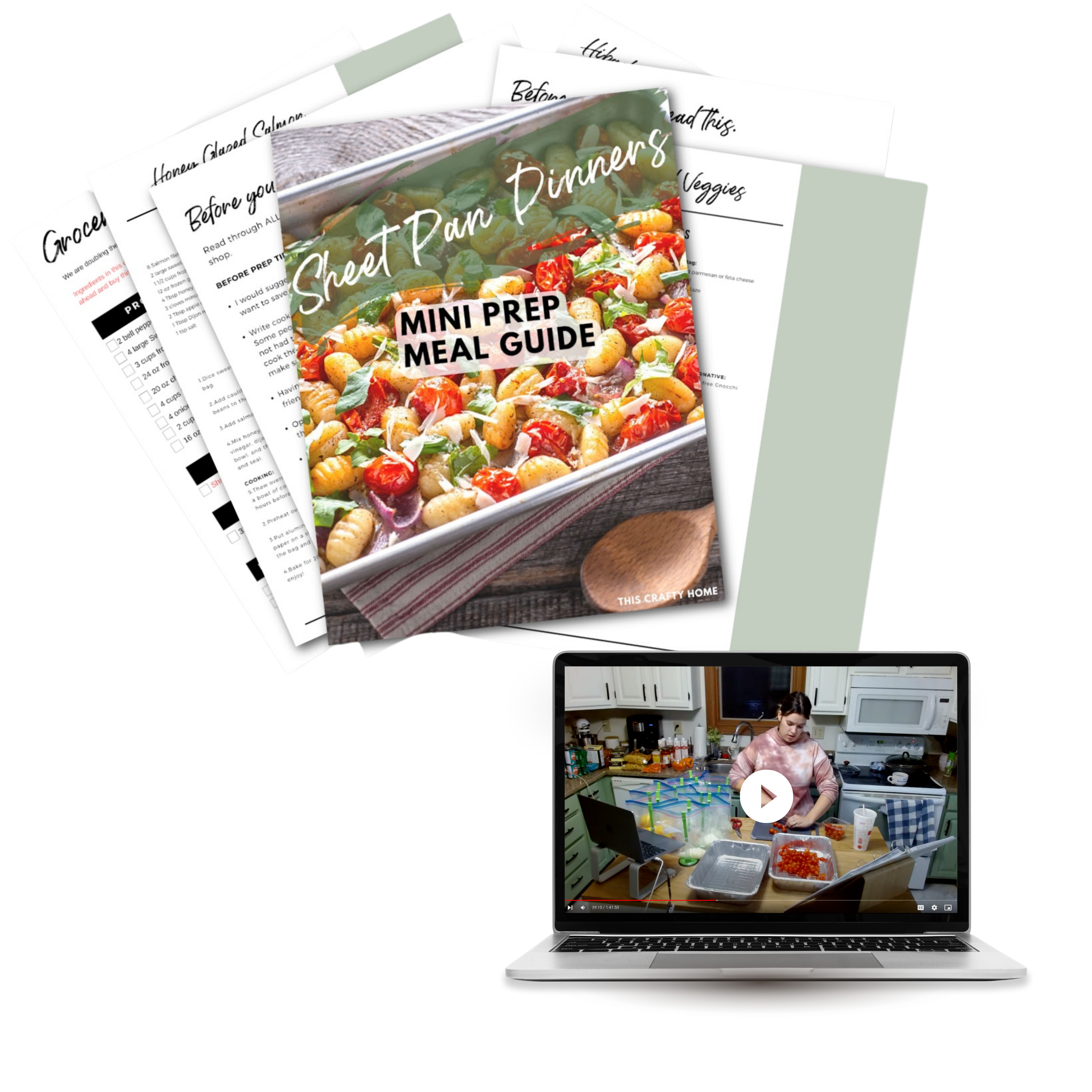 Sheet Pan Dinners Mini Freezer Meal Guide (With Prep Video)