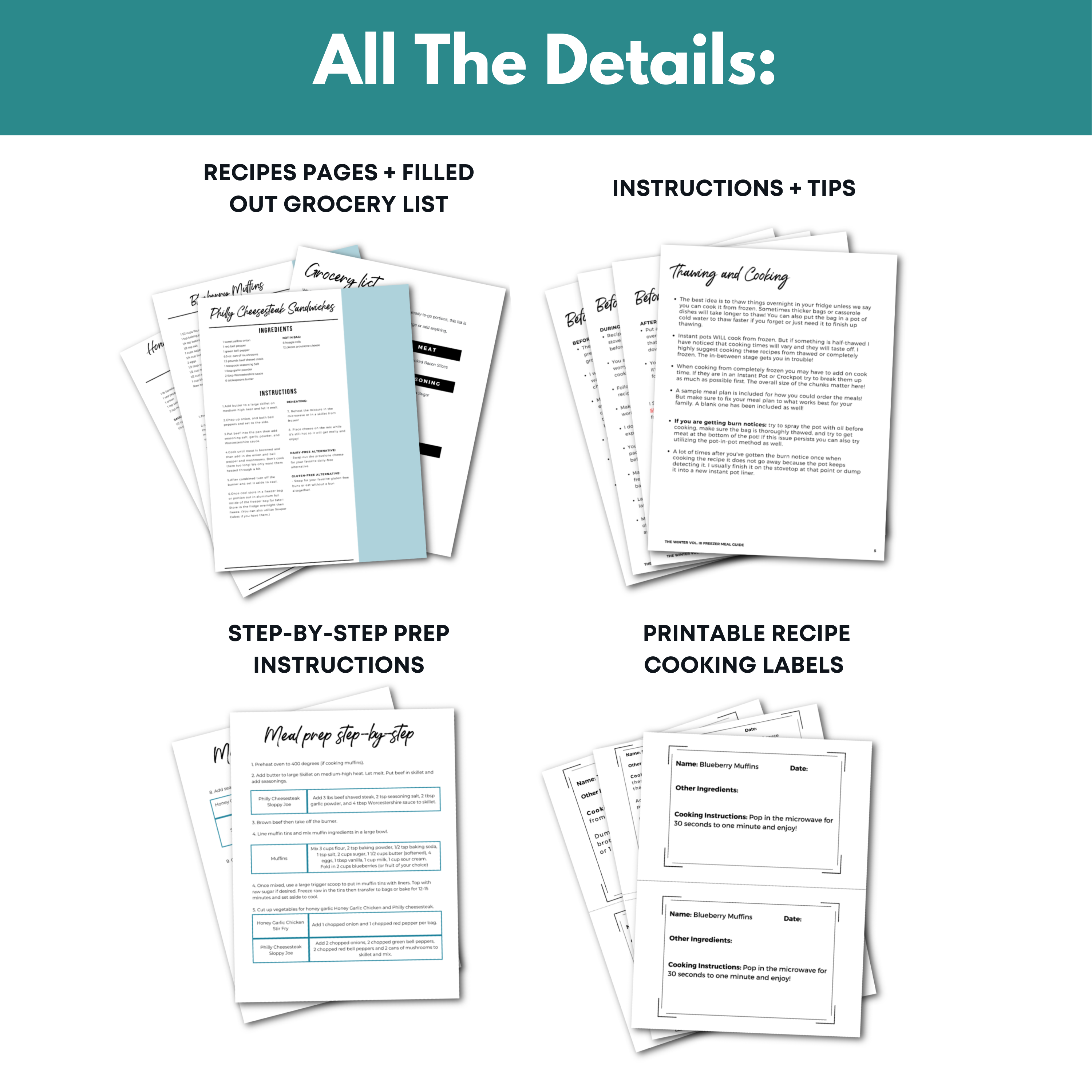Ready For Anything Mini Freezer Meal Guide