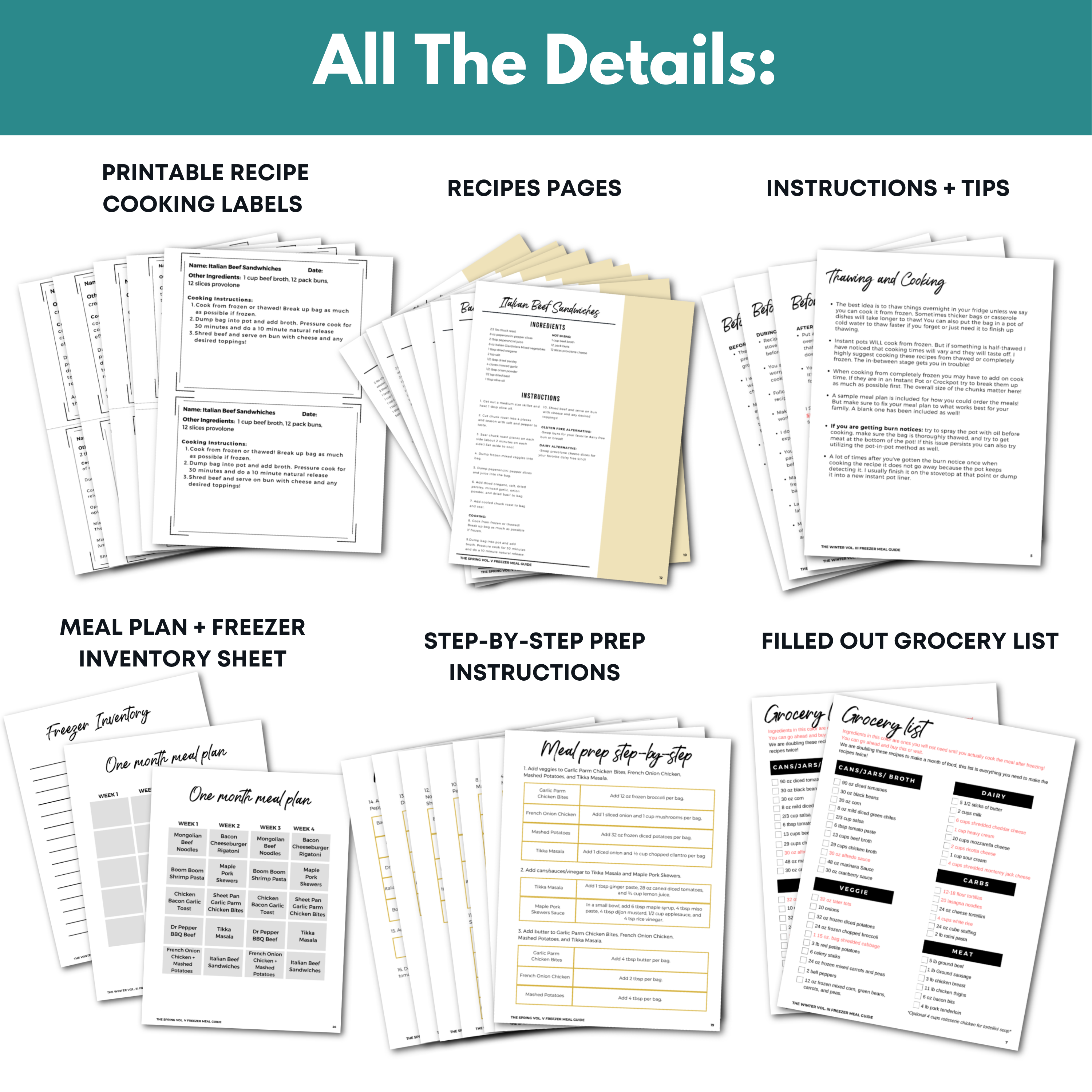 Spring Vol. V Freezer Meal Guide