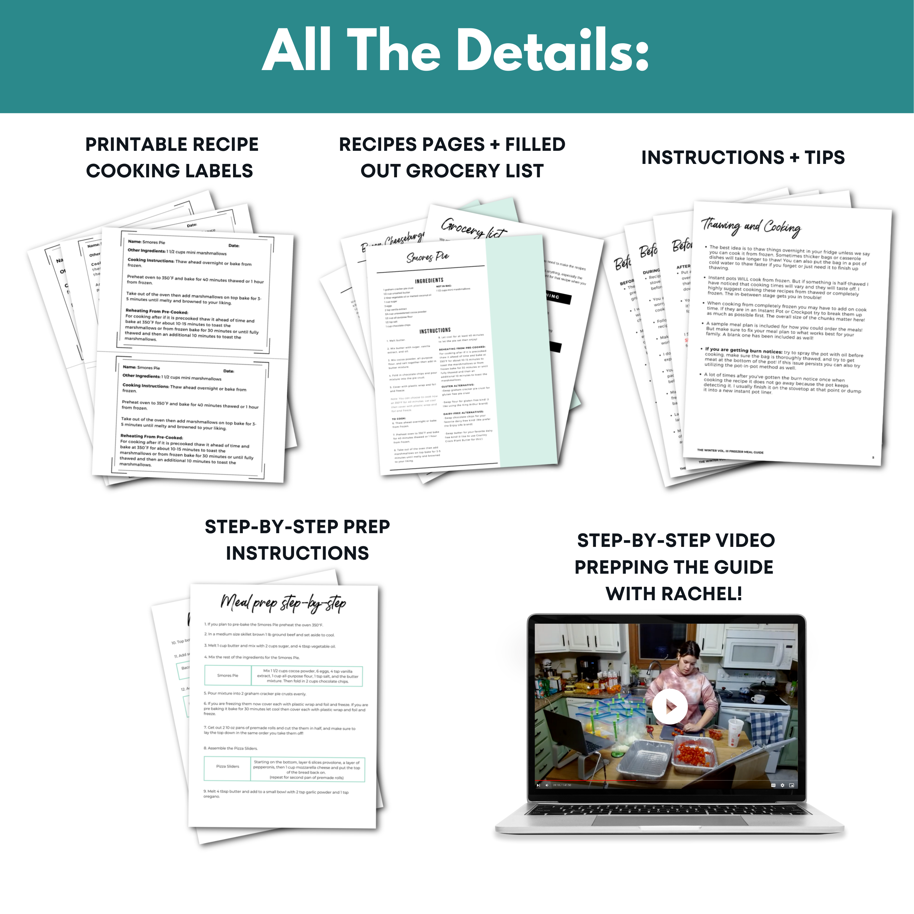 Crowd Pleasers Mini Freezer Meal Guide (With Prep Video)