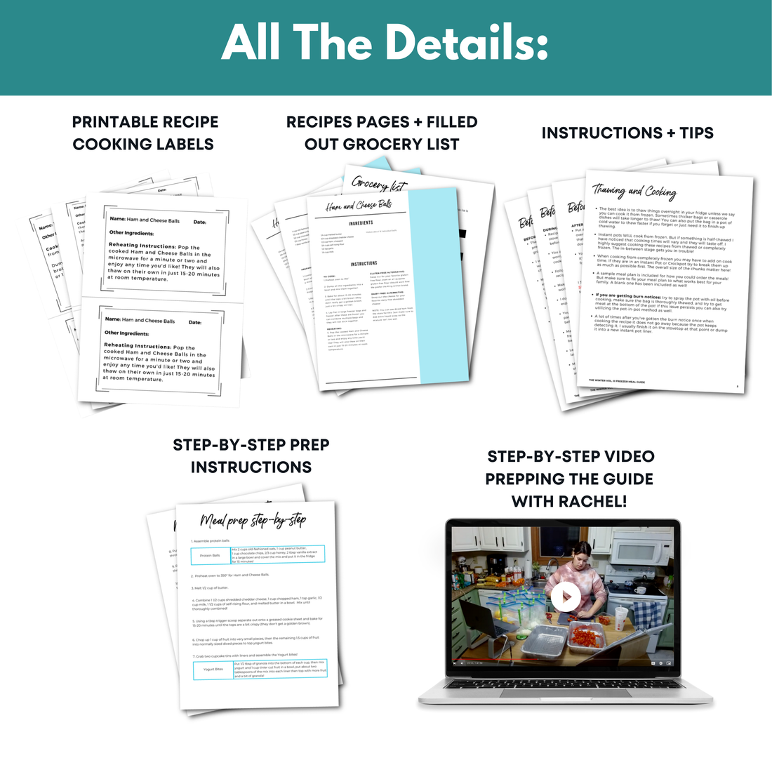 Snacks On The Go Mini Freezer Prep Guide (With Prep Video)