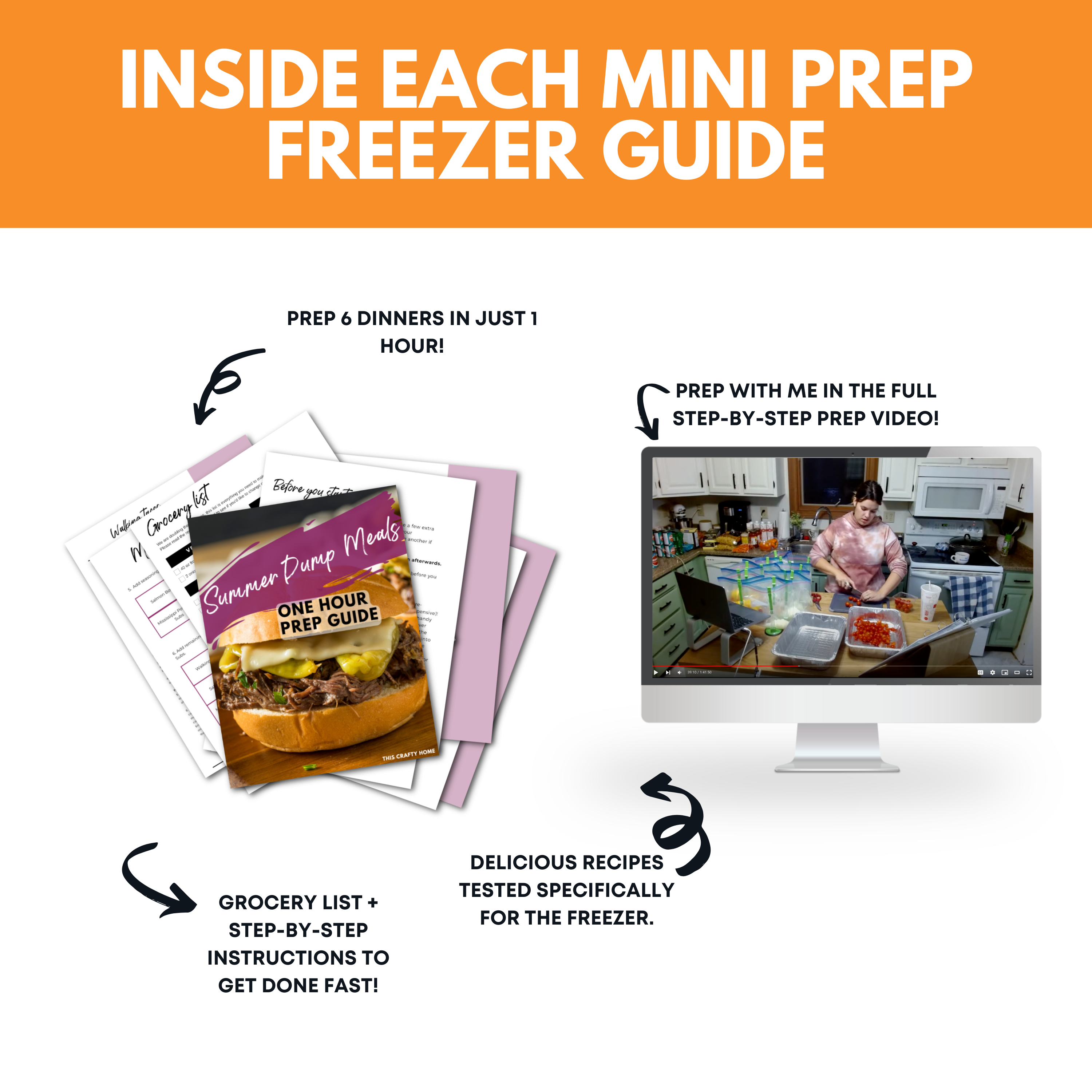 Summer Dump Meals Mini Freezer Meal Guide