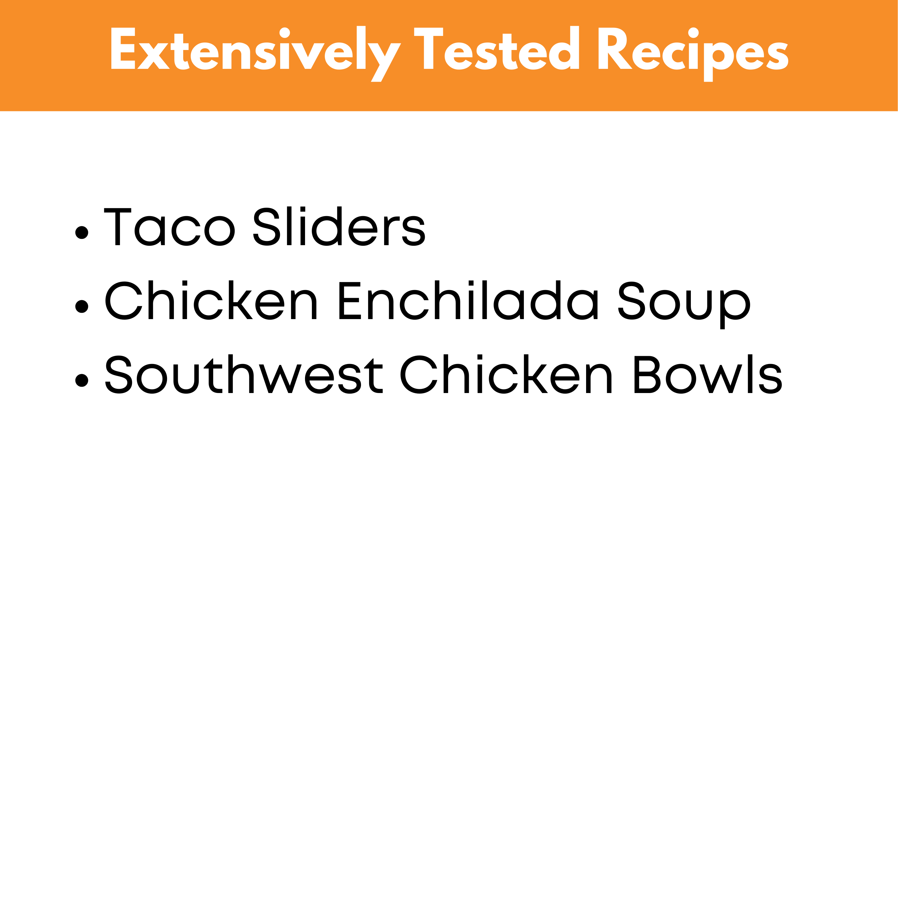 Southwest Ready To Eat Mini Freezer Meal Guide