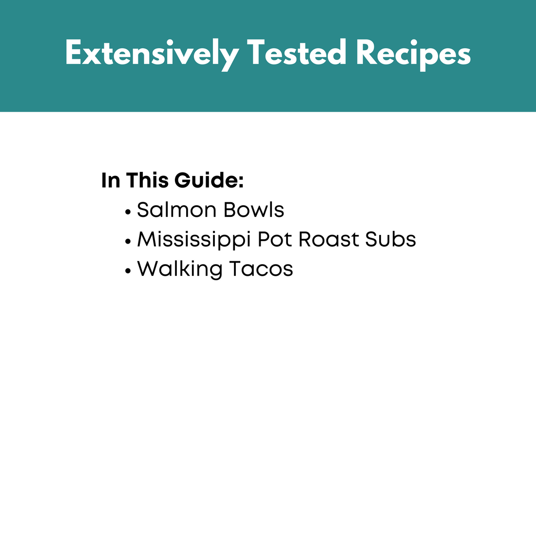 Summer Dump Meals Mini Freezer Meal Guide