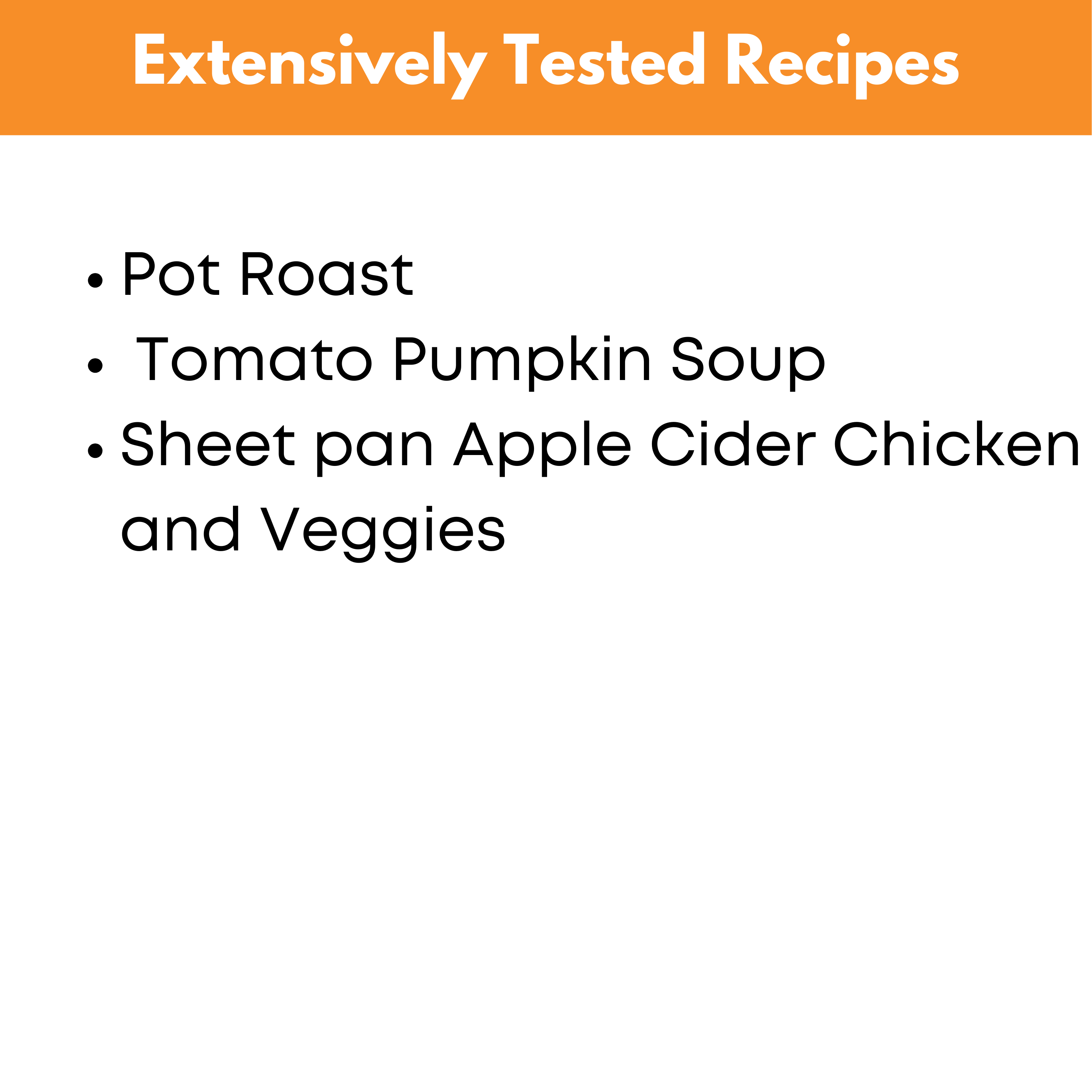 Fall Dump Mini Freezer Meal Guide