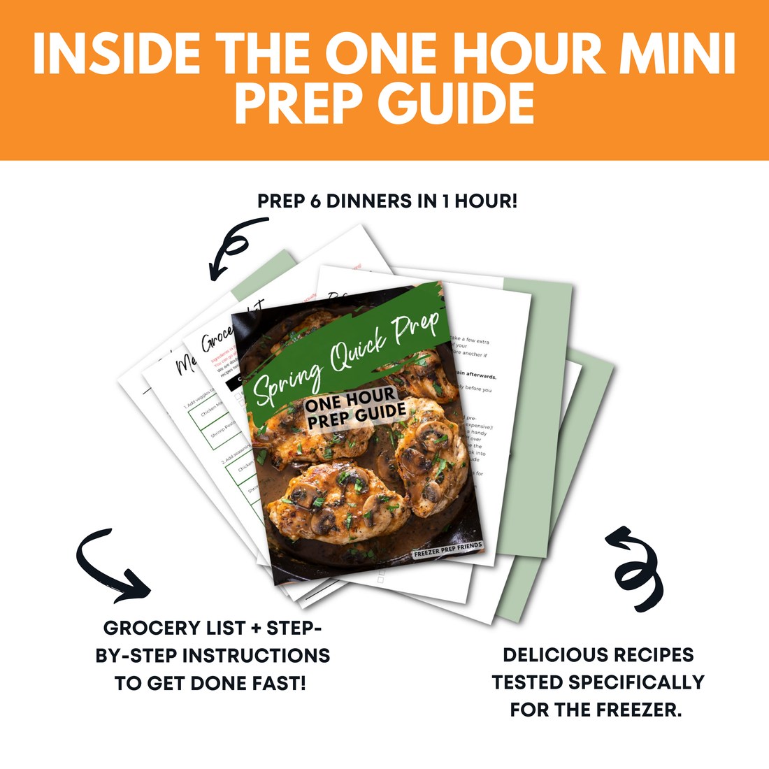 Spring Quick Prep Mini Freezer Meal Guide