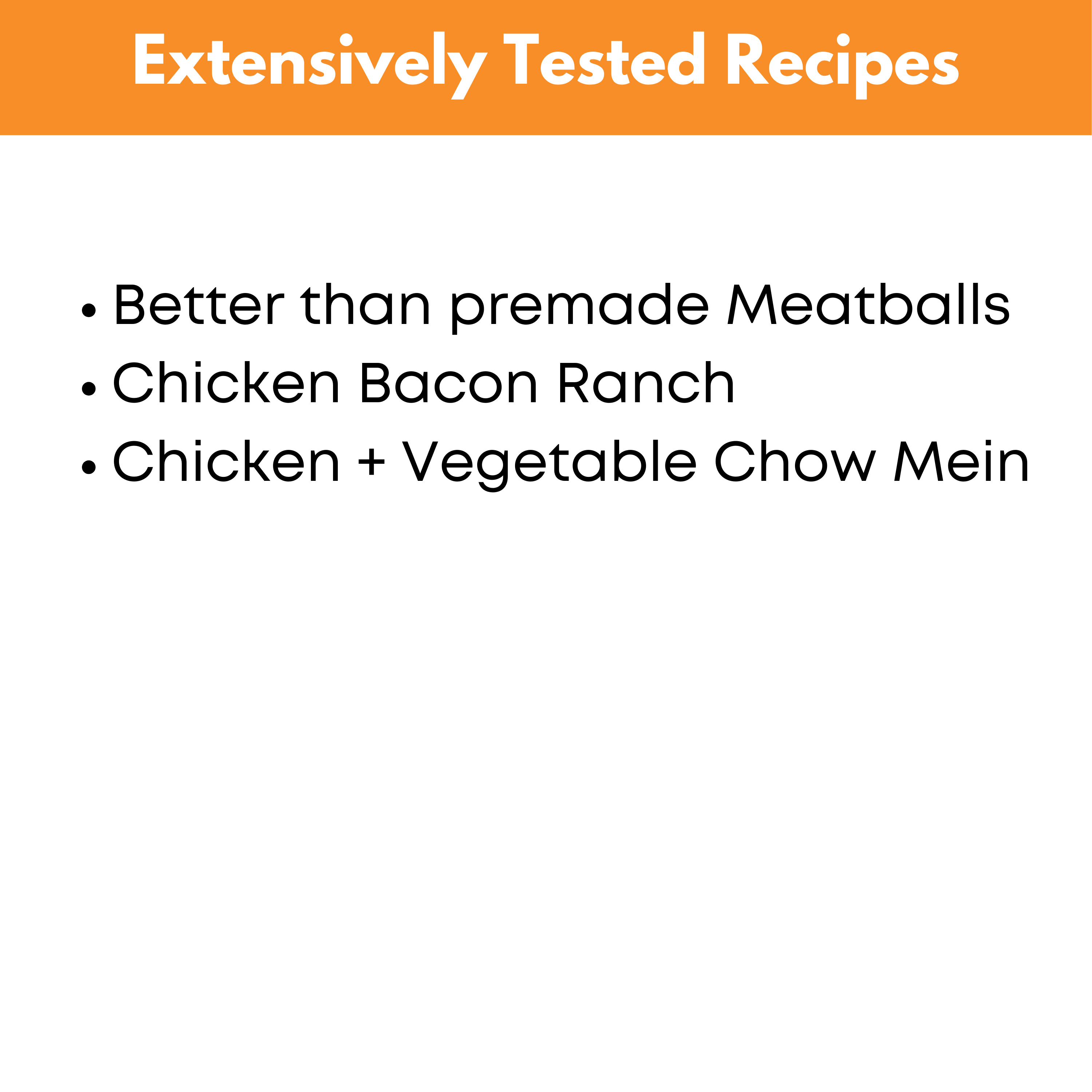 Ready to Eat Mini Freezer Meal Guide