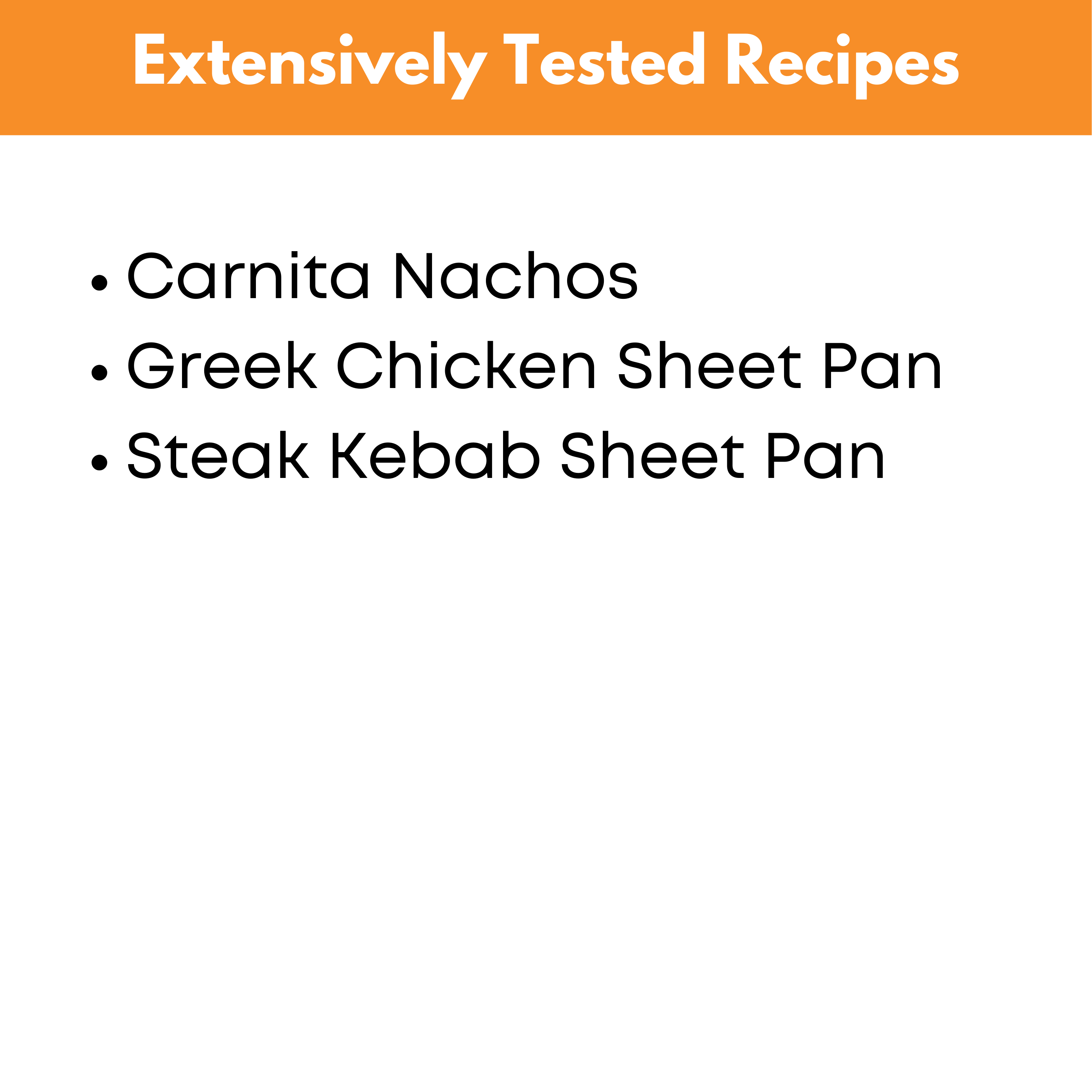 Sheet Pan Dinners Vol. III One Hour Prep Guide