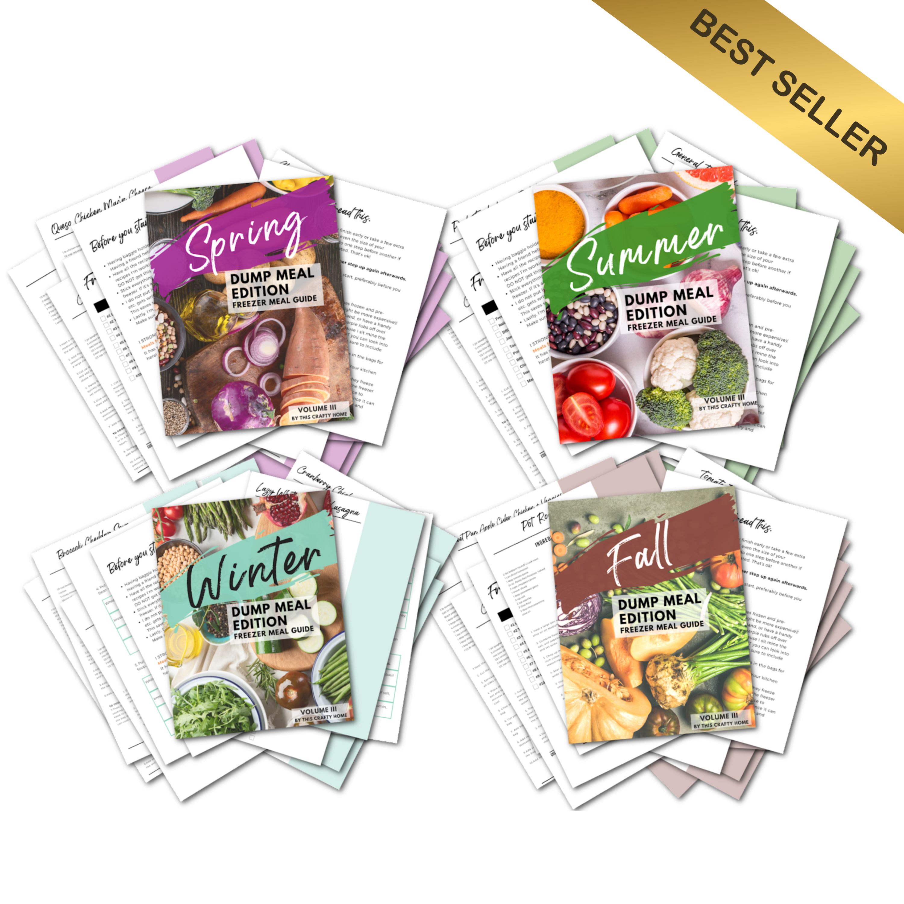 4 Seasons Vol. III Freezer Meal Guide: Dump Meal Edition Bundle