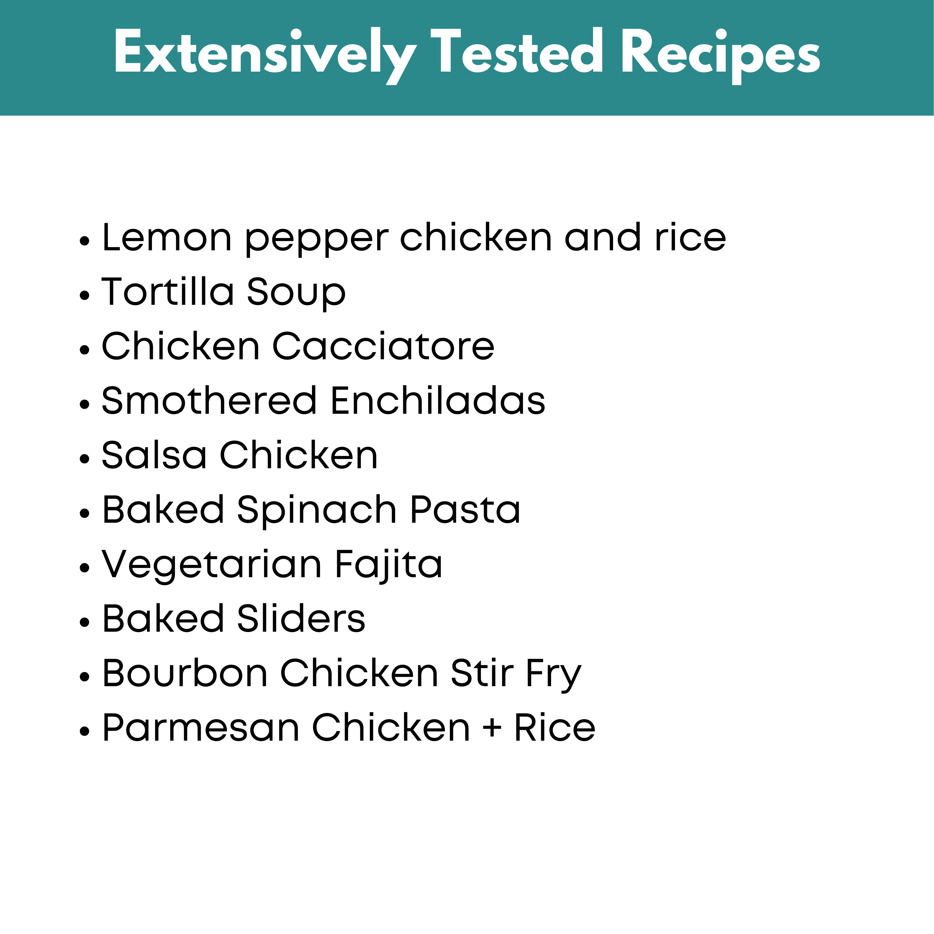 Spring Freezer Meal Guide