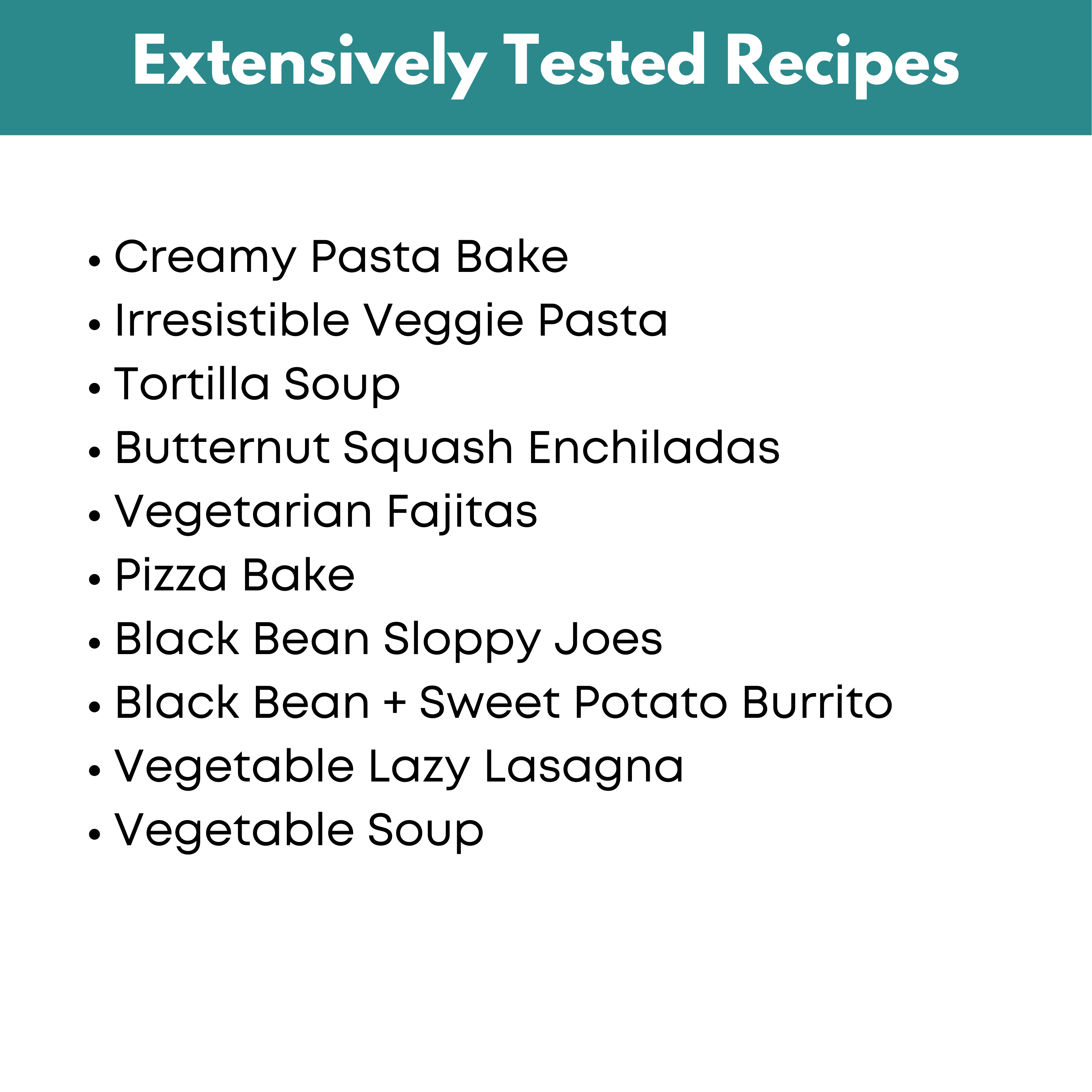 Vegetarian Freezer Meal Guide