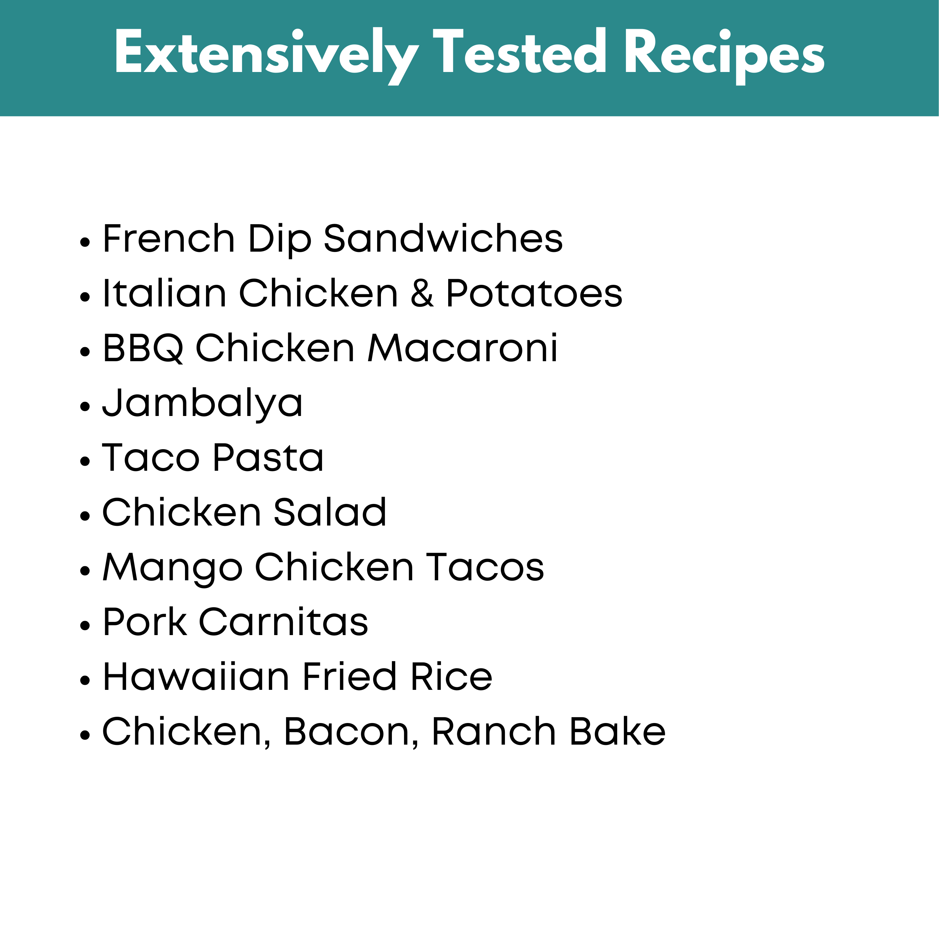 Summer Freezer Meal Guide