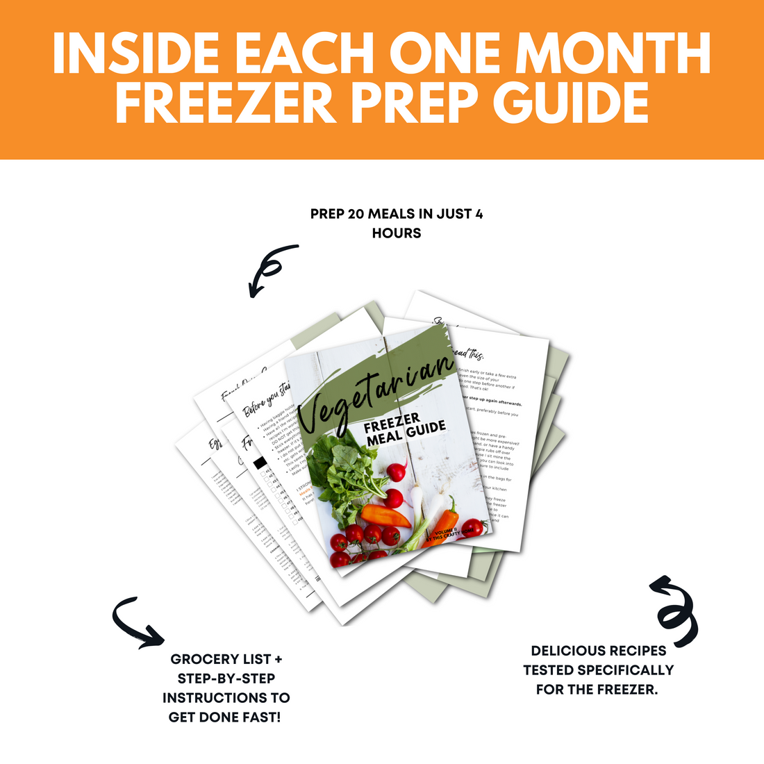 Vegetarian Vol. II Freezer Meal Guide