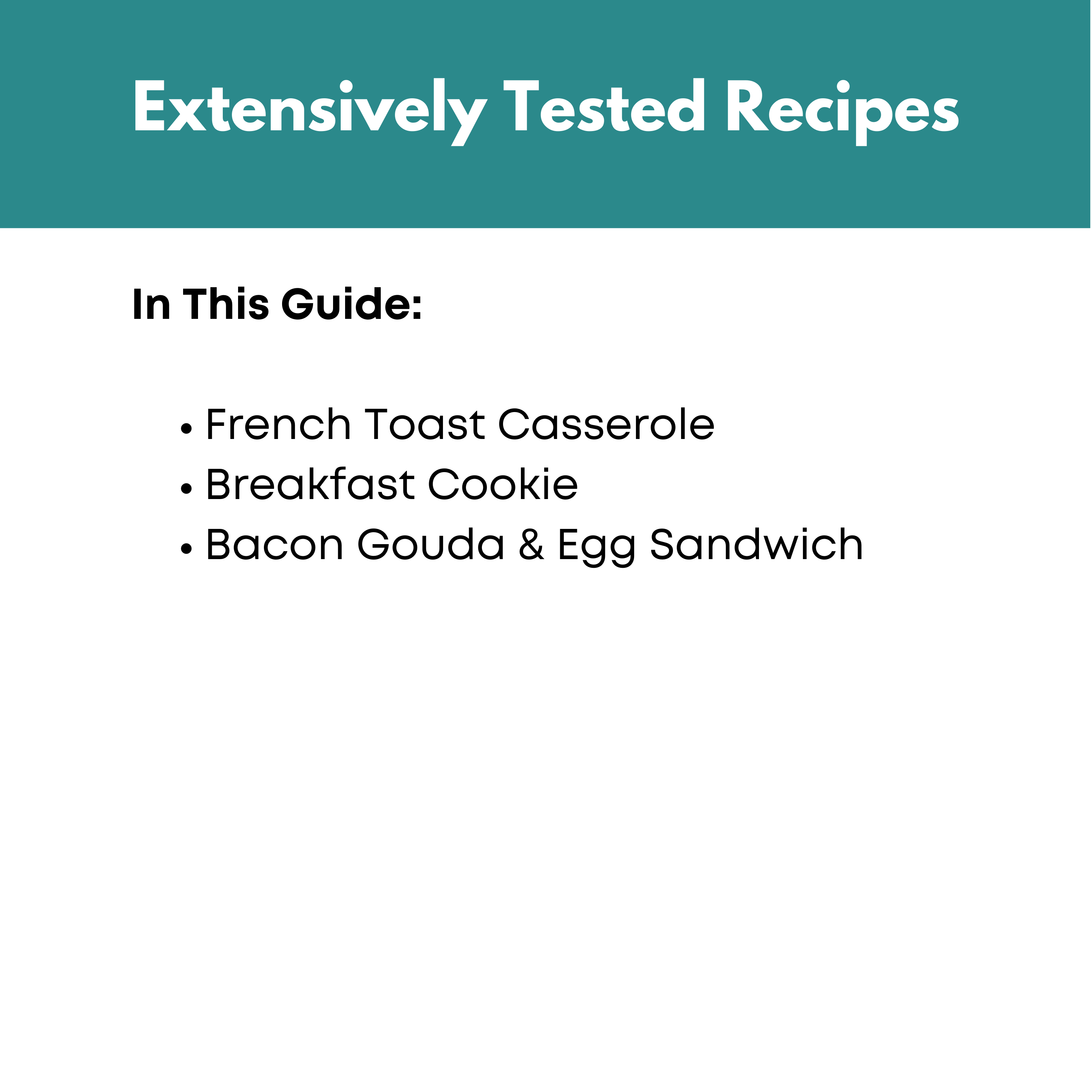 Morning Eats Mini Prep