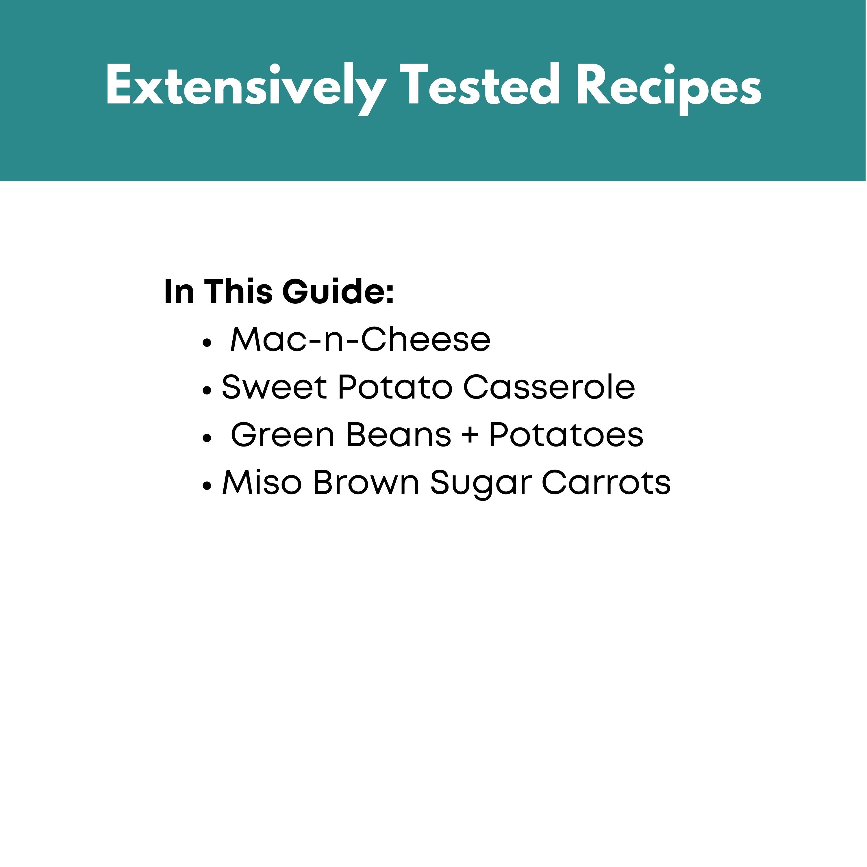 Fall Sides One Hour Mini Guide