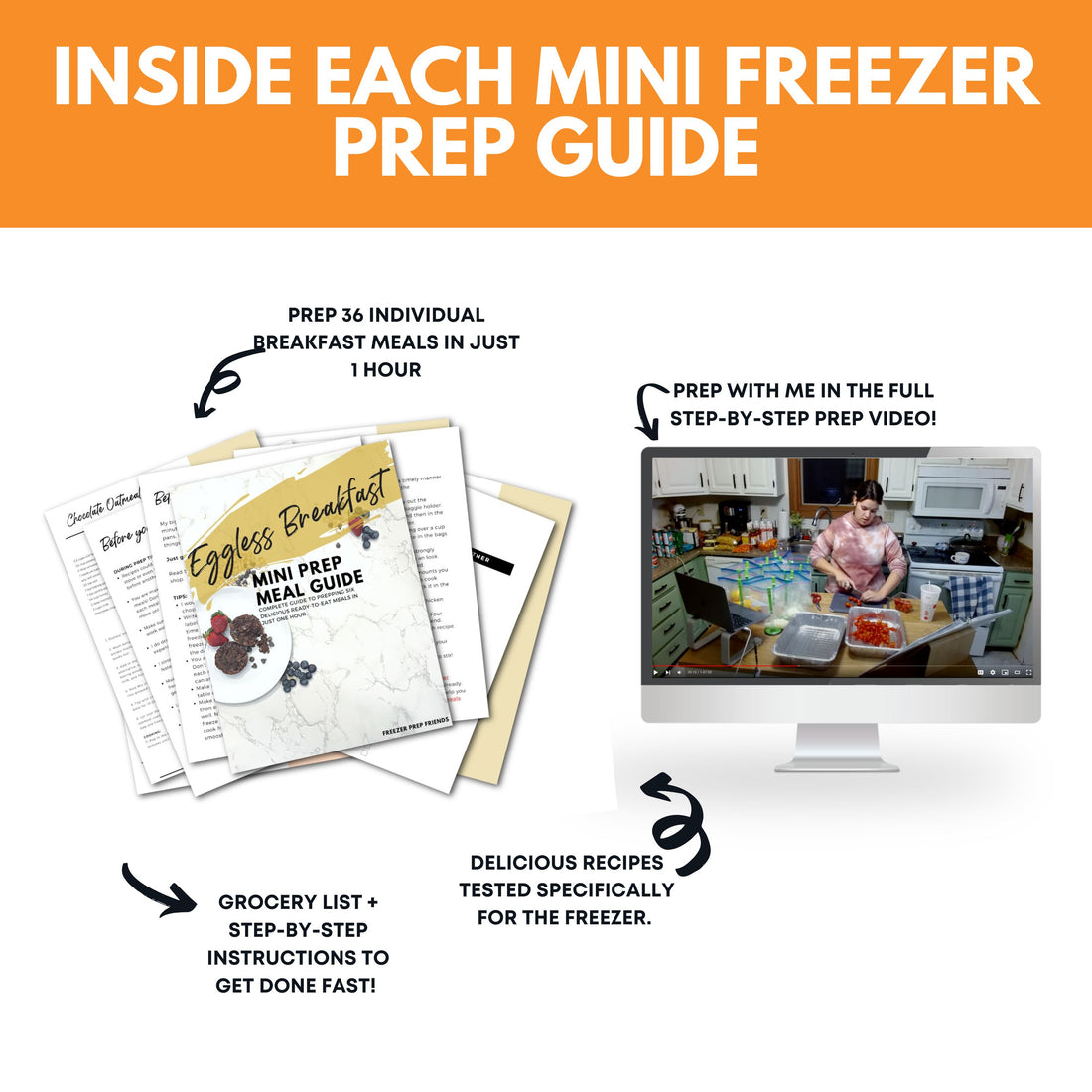 Eggless Breakfasts Mini Freezer Prep