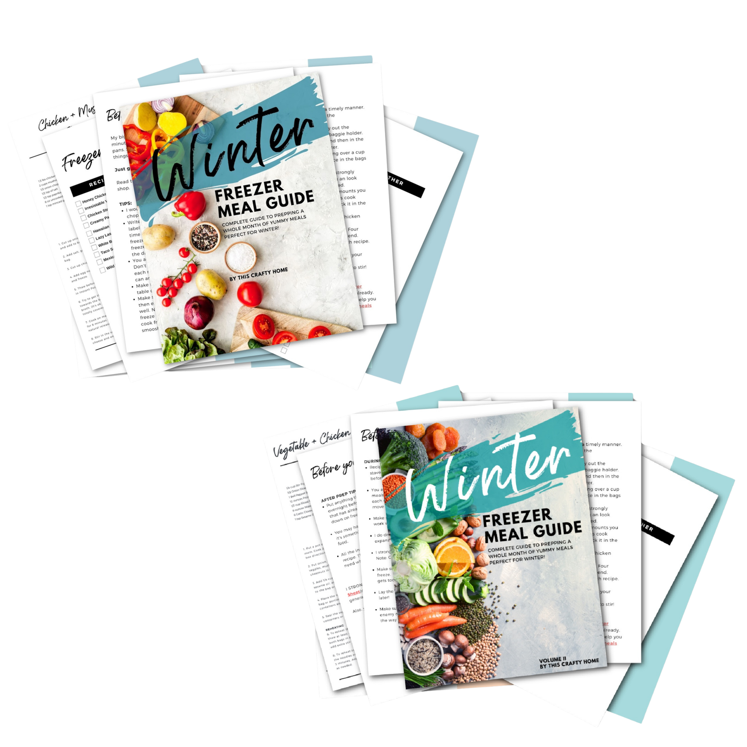 The Winter Freezer Meal Guide Vol. I &amp; II Bundle