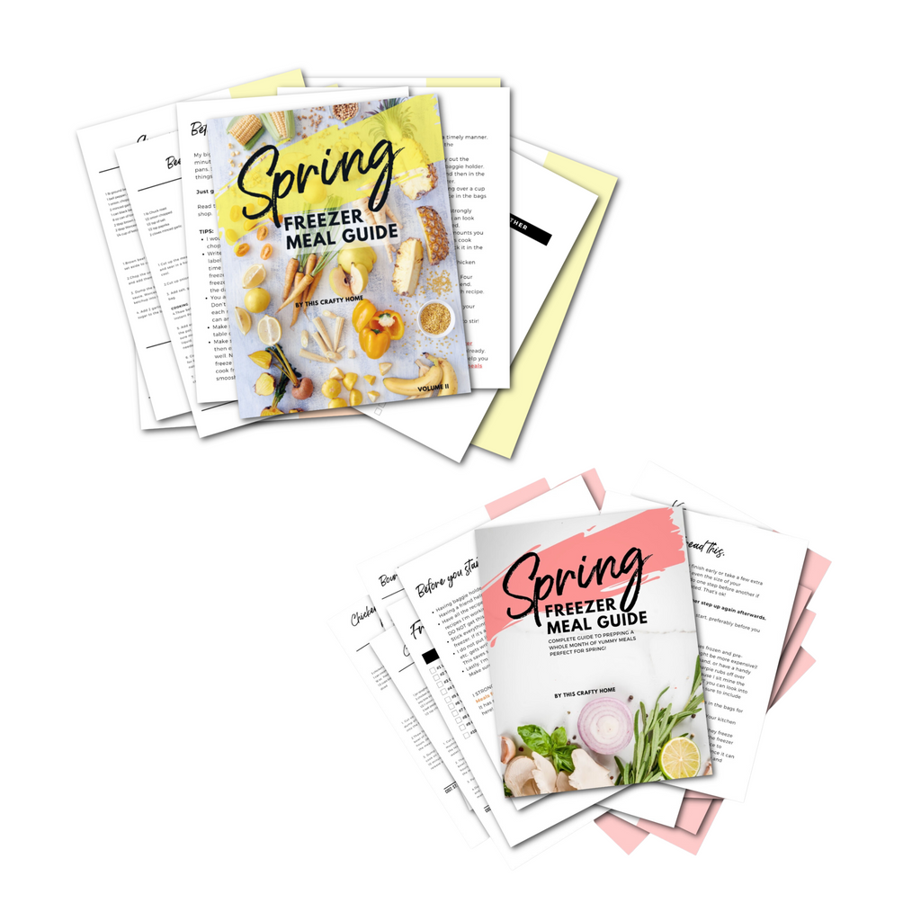 Spring Freezer Meal Guide Volume I & II Bundle
