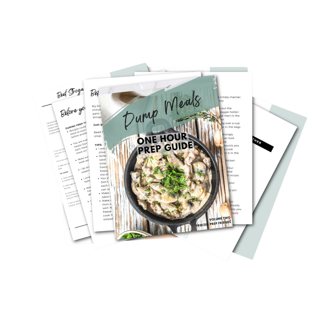 Dump Meals Vol. II Mini Freezer Prep