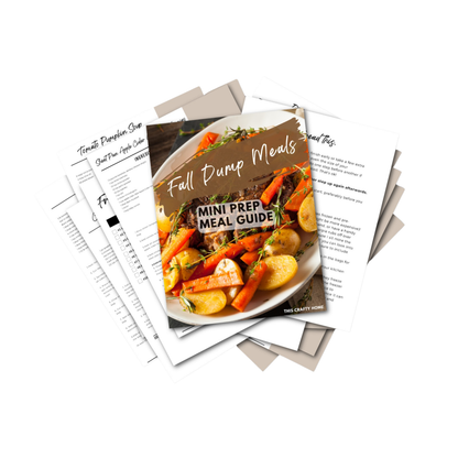 Fall Dump Mini Freezer Meal Guide