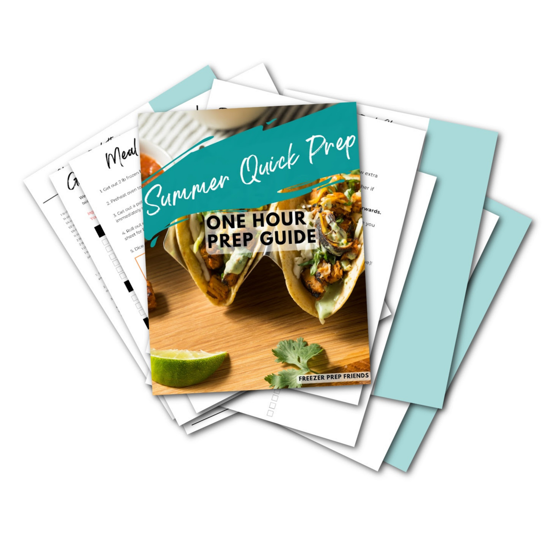 Summer Quick Prep Mini Freezer Meal Guide