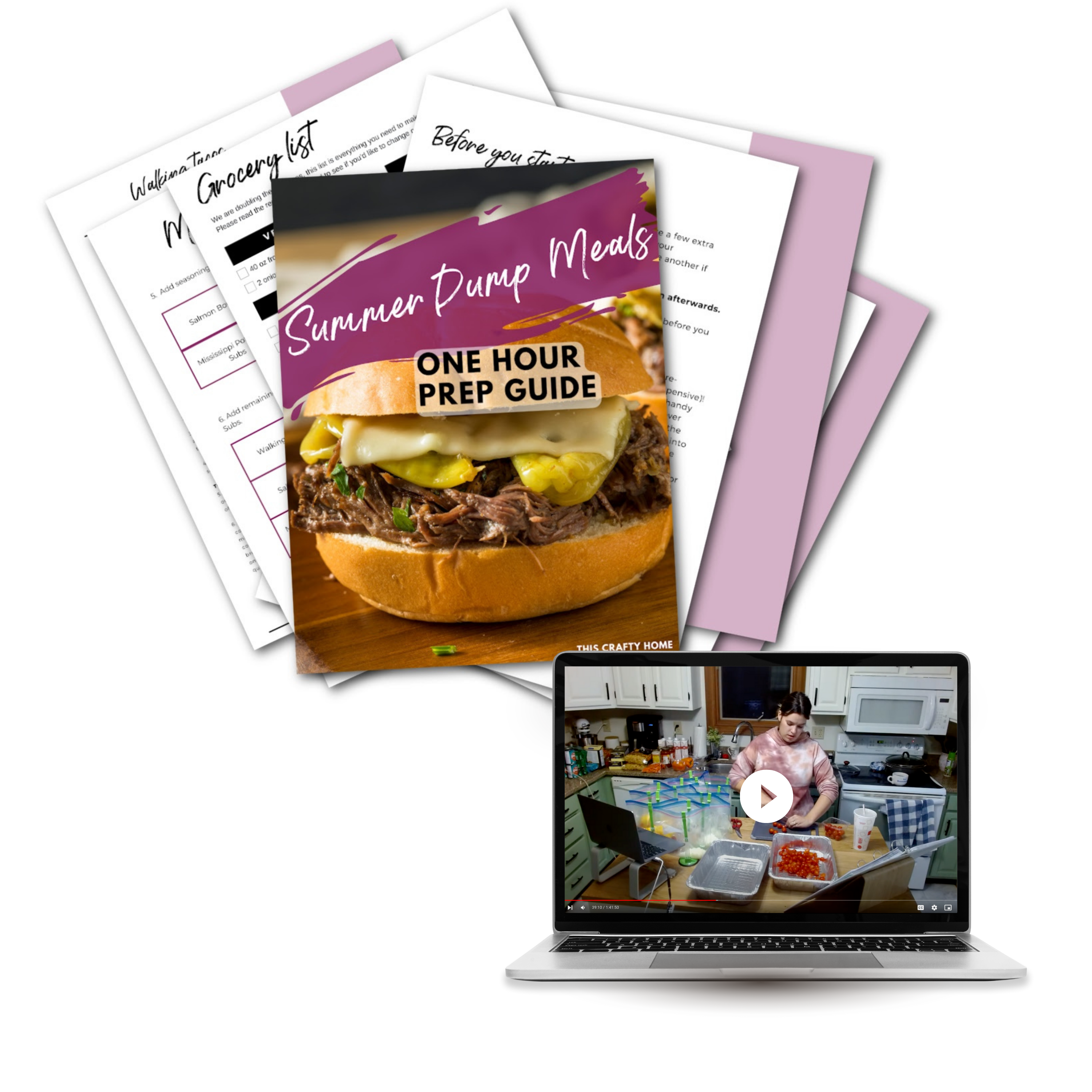 Summer Dump Meals Mini Freezer Meal Guide (With Prep Video)