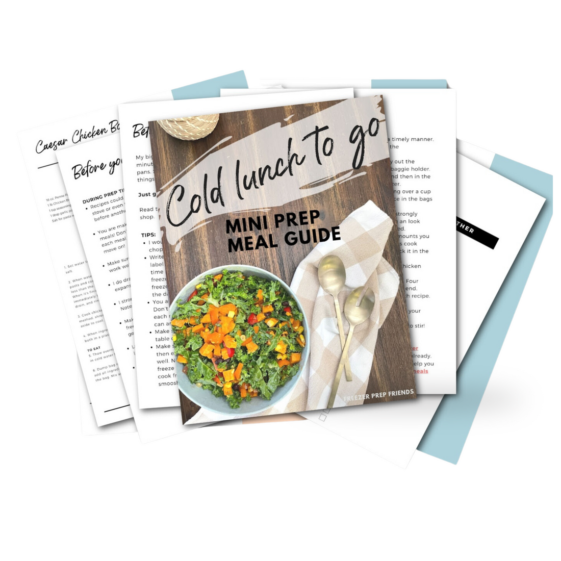 Cold Lunch To-Go One-Hour Mini Freezer Meal Guide