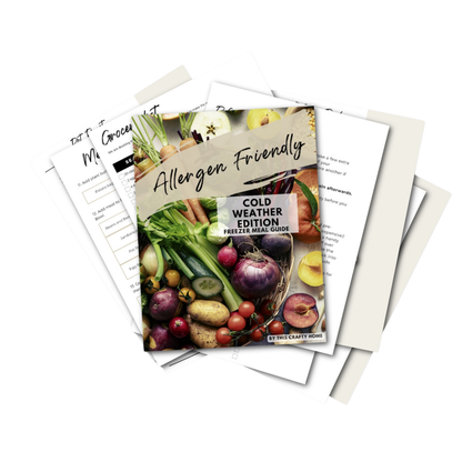 Allergen Friendly Freezer Meal Guide: Cold Weather Edition