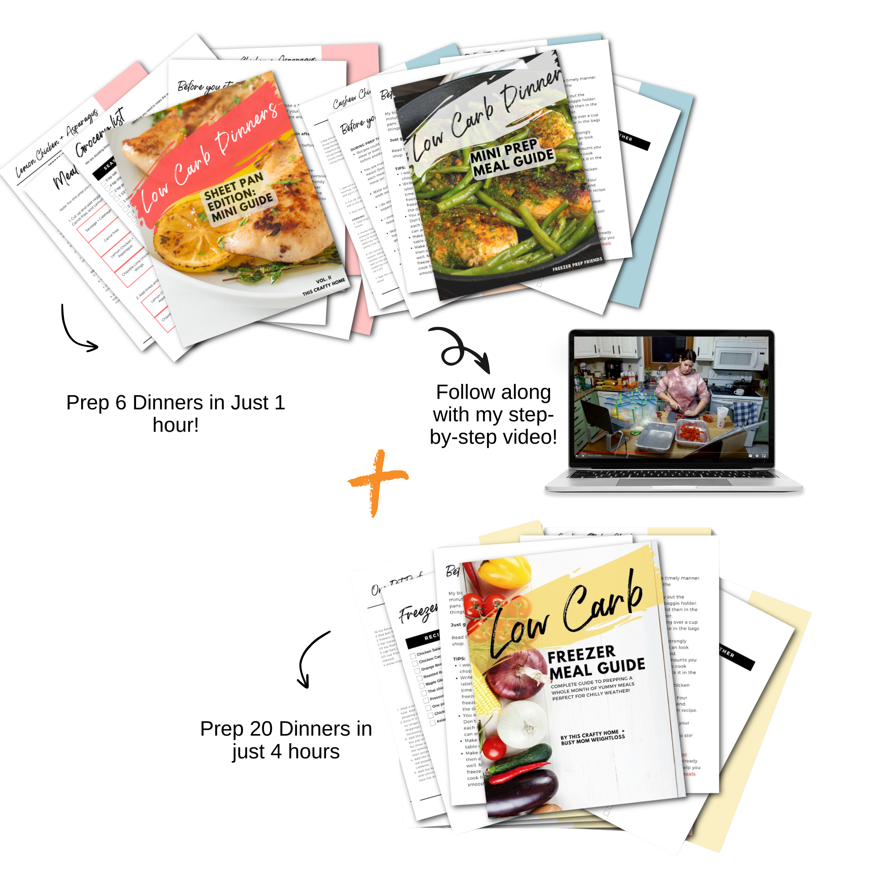 Low Carb Freezer Meal Guide Bundle