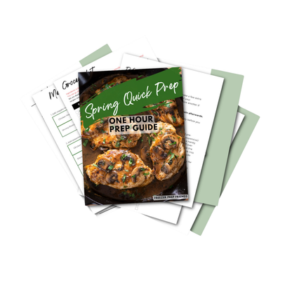 Spring Quick Prep Mini Freezer Meal Guide