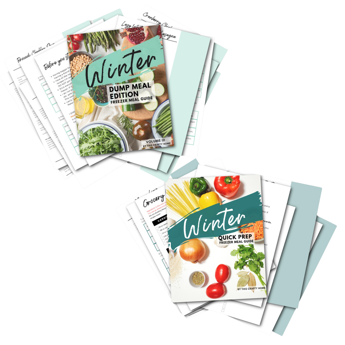 Winter Vol. III &amp; IV Freezer Meal Guide Bundle