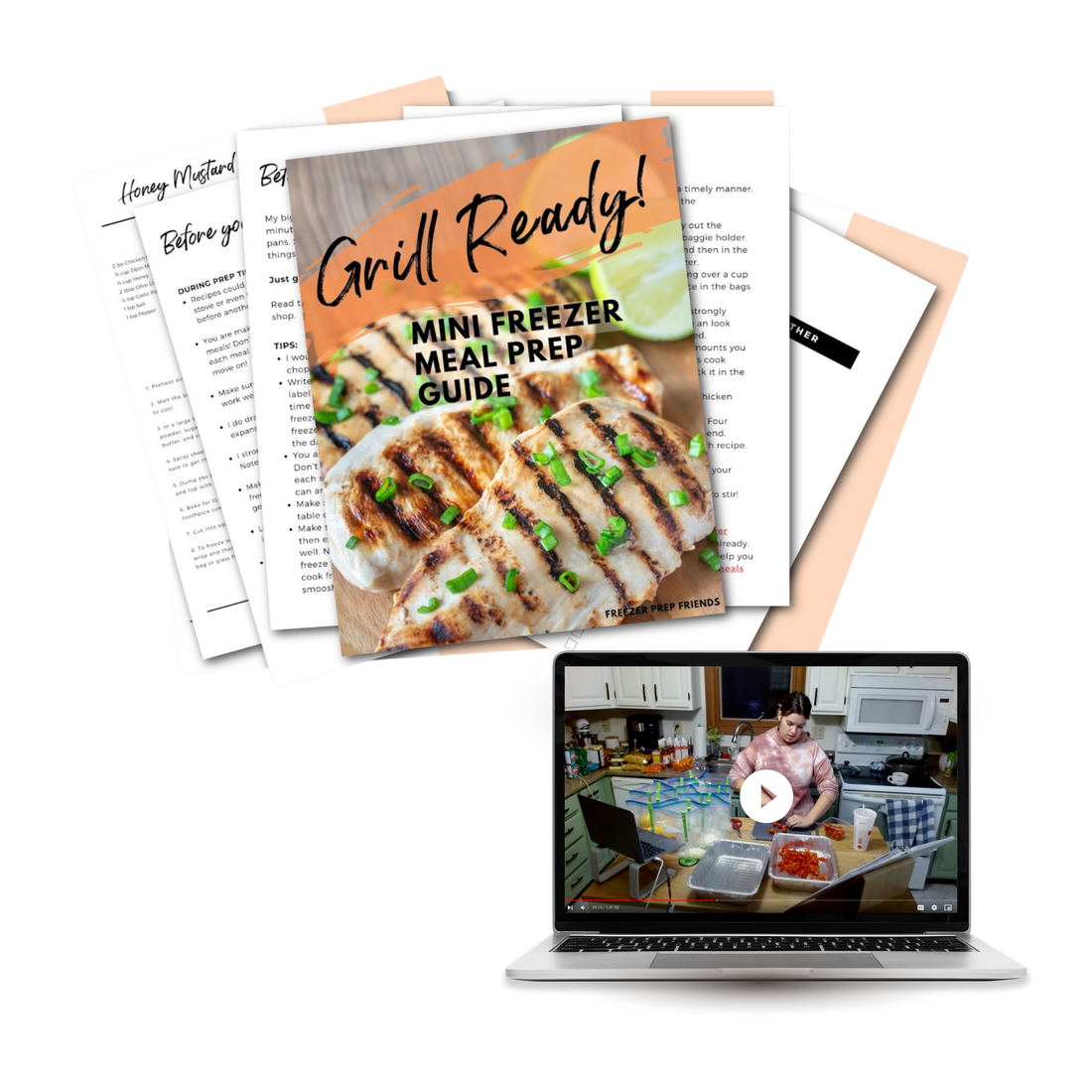 Grill Ready Mini Freezer Prep (With Prep Video)