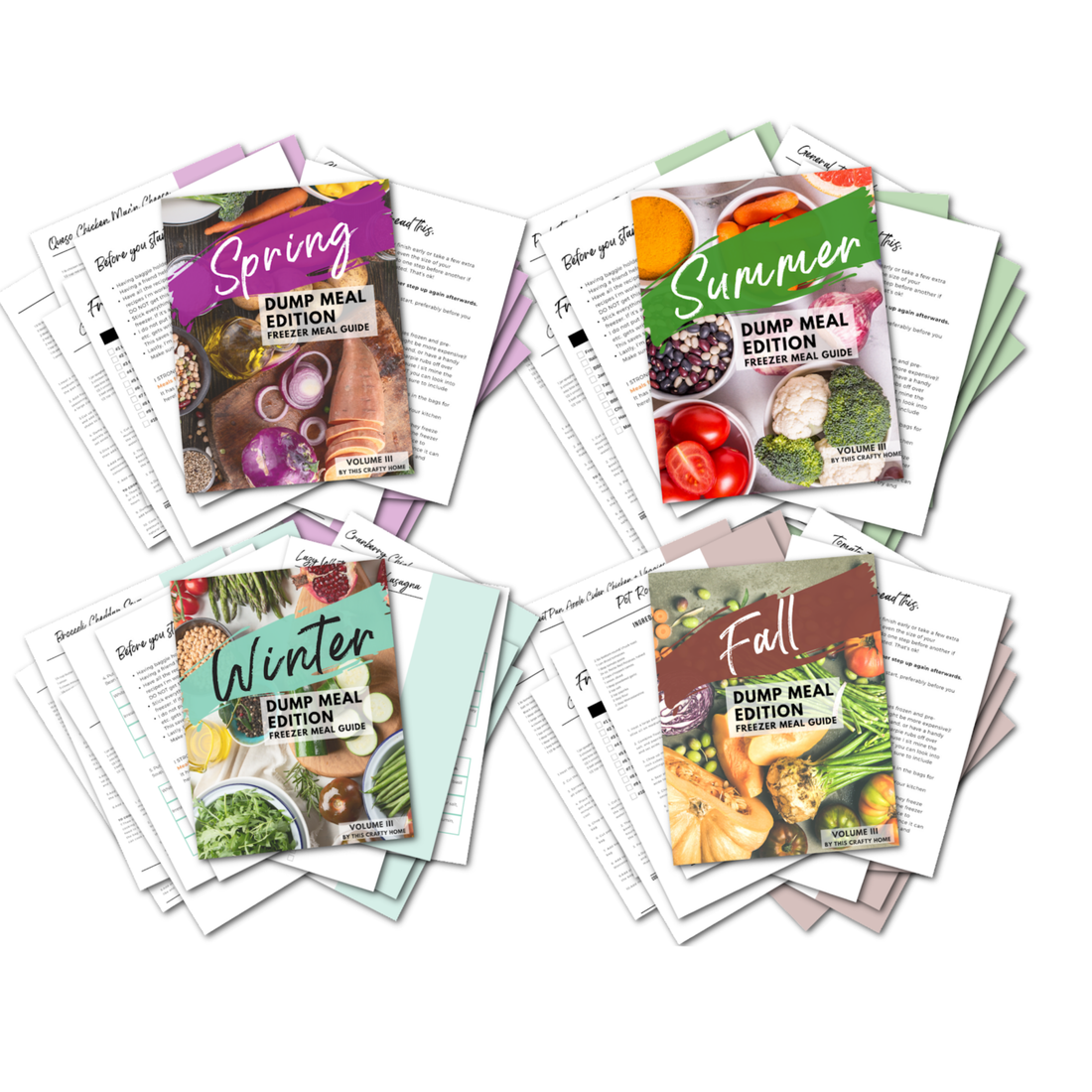 4 Seasons Vol. III Freezer Meal Guide: Dump Meal Edition Bundle
