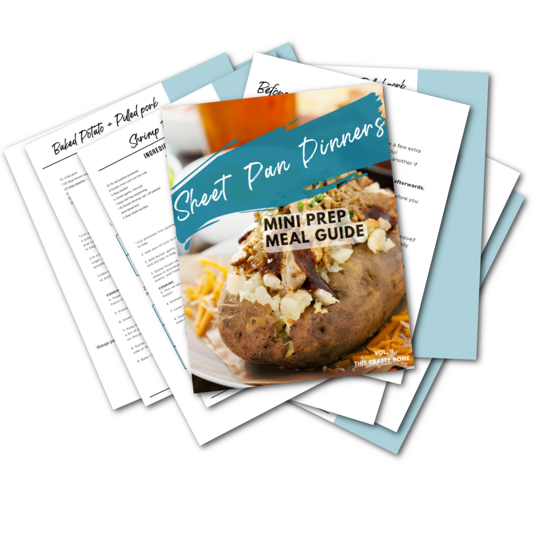 Sheet Pan Dinners Vol. II One Hour Freezer Prep Guide