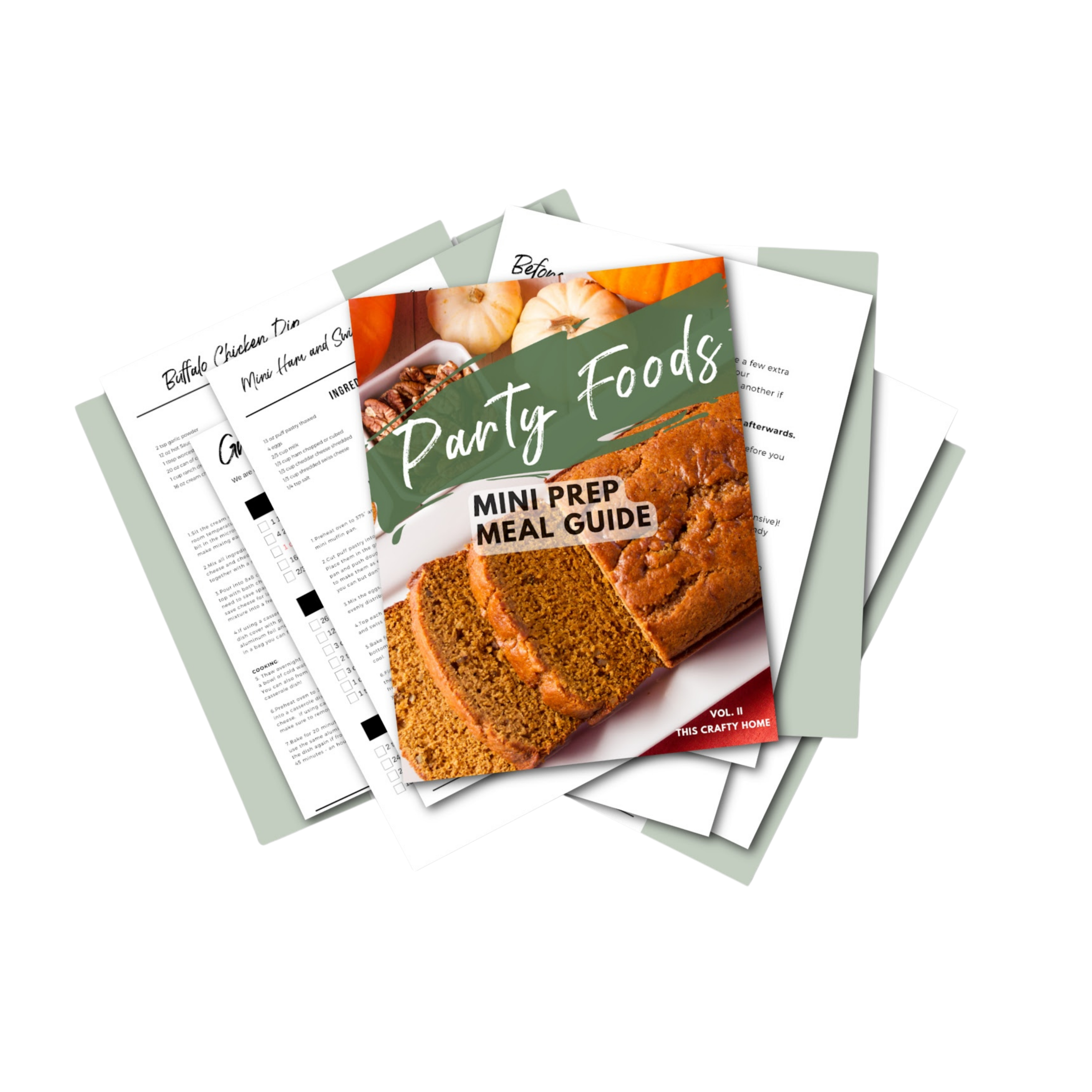Party Foods Vol. II Mini Freezer Meal Guide