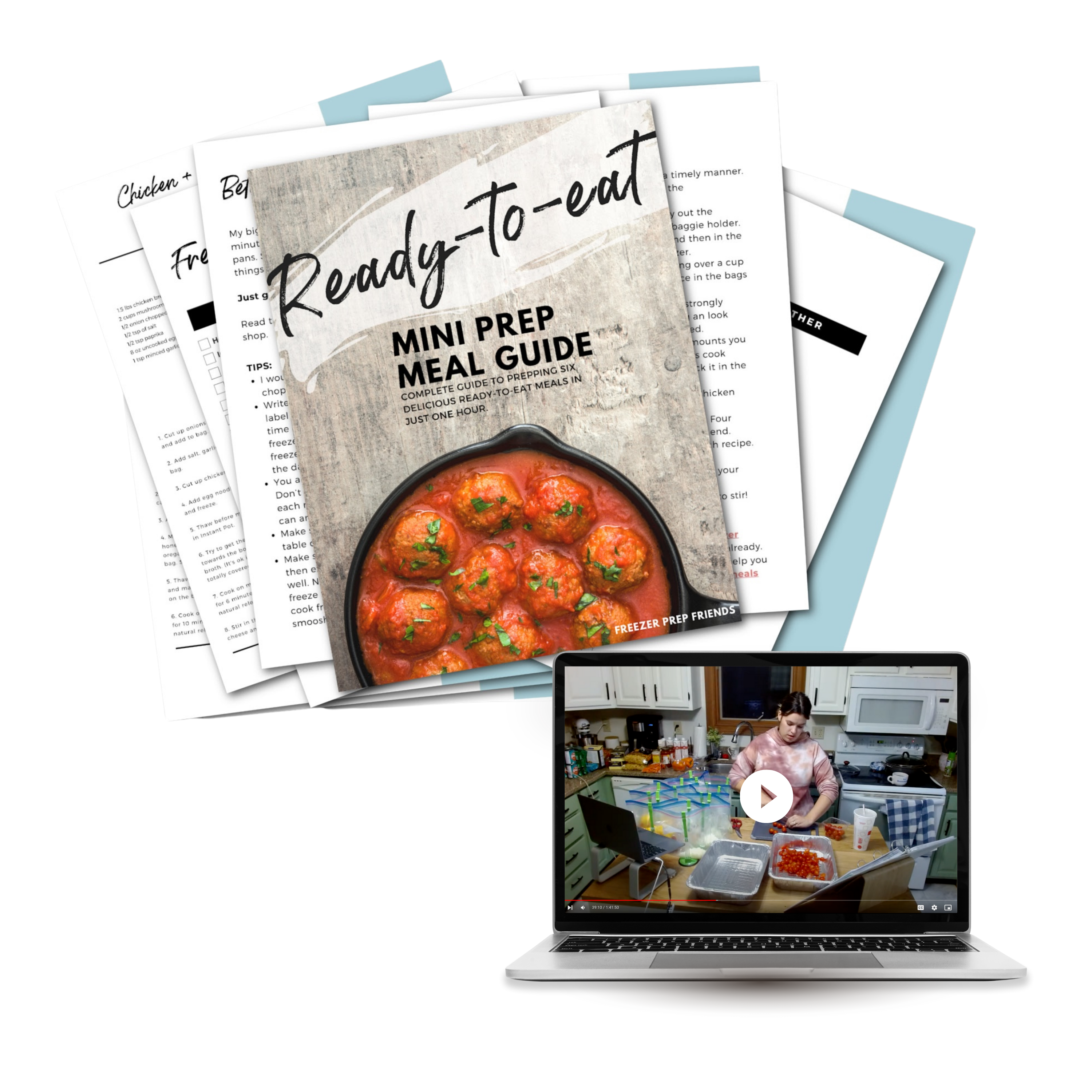 Ready to Eat Mini Freezer Meal Guide (With Prep Video)