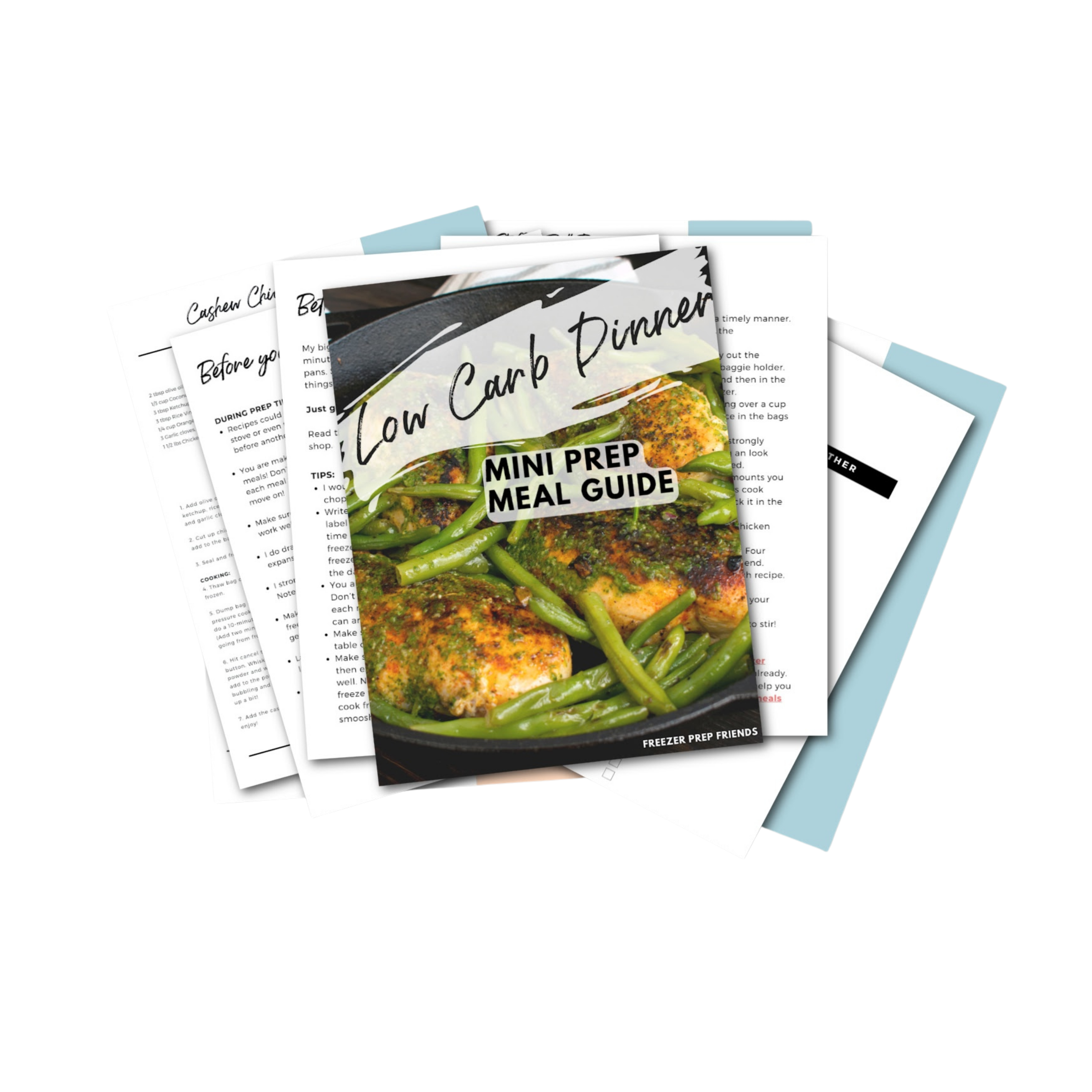 Low Carb Dinners Mini Freezer Prep Guide