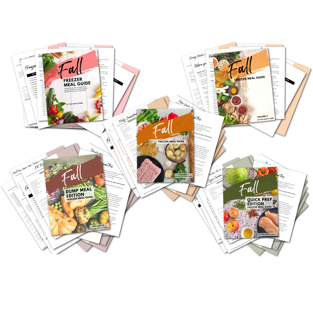 Fall Time Freezer Meal Guide Bundle