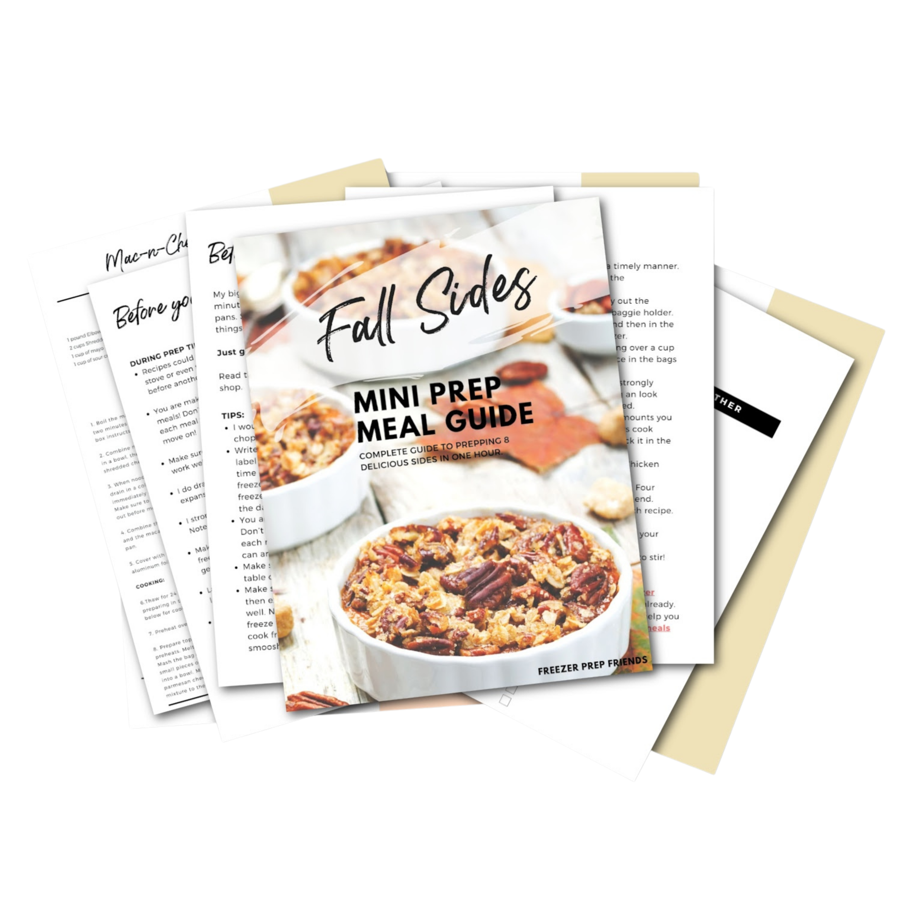 Fall Sides Mini Freezer Meal Guide
