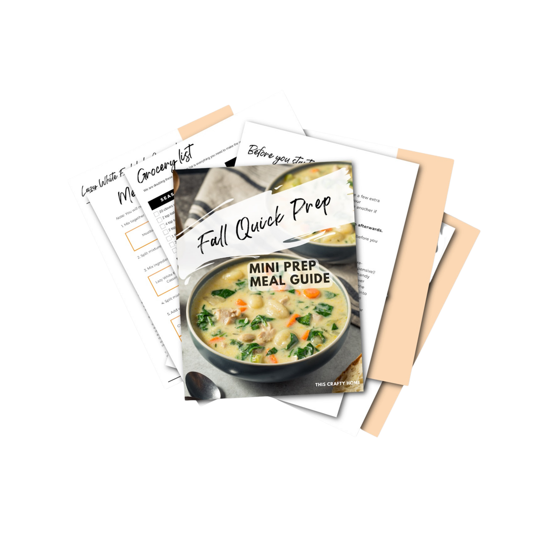 Fall Quick Prep Mini Freezer Meal Guide
