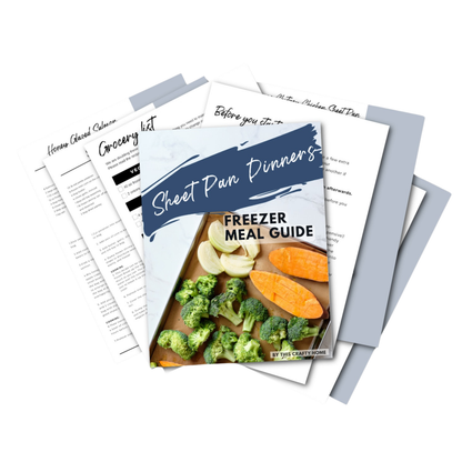 Sheet Pan Dinners Freezer Meal Guide