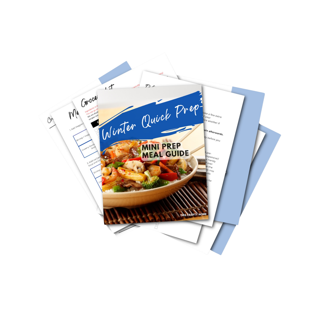 Winter Quick Prep Mini Freezer Meal Guide