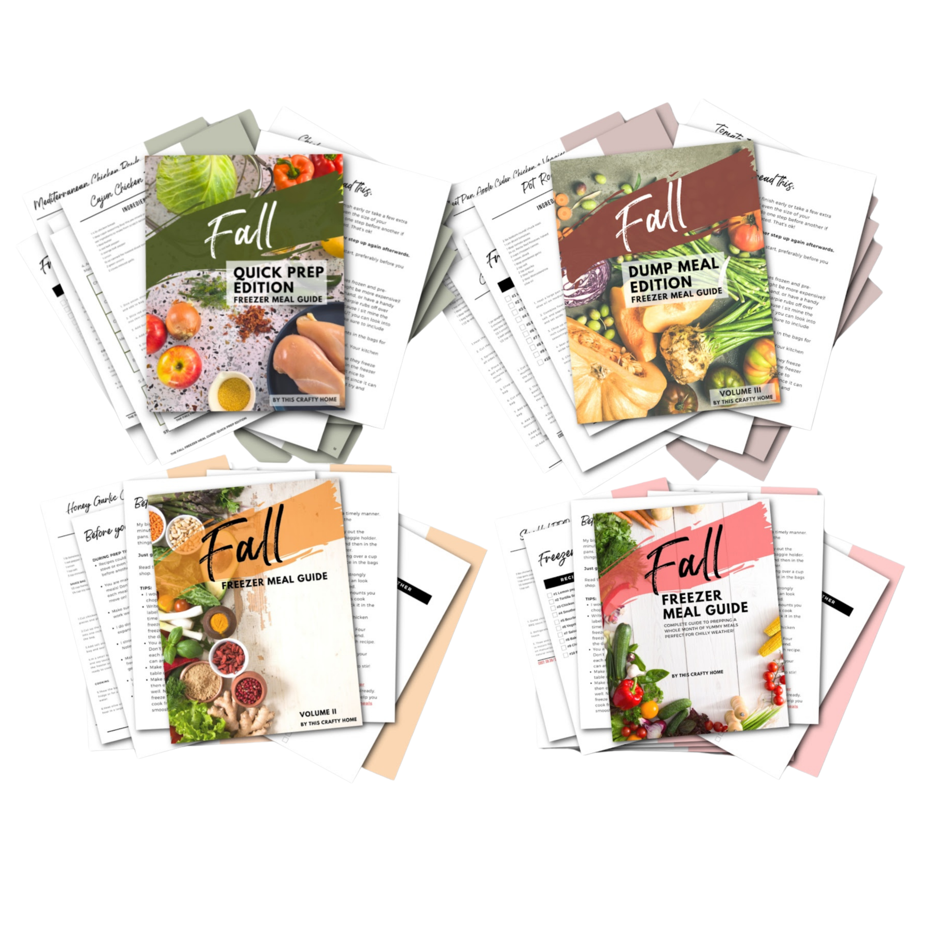 Fall Time Freezer Meal Guide Bundle