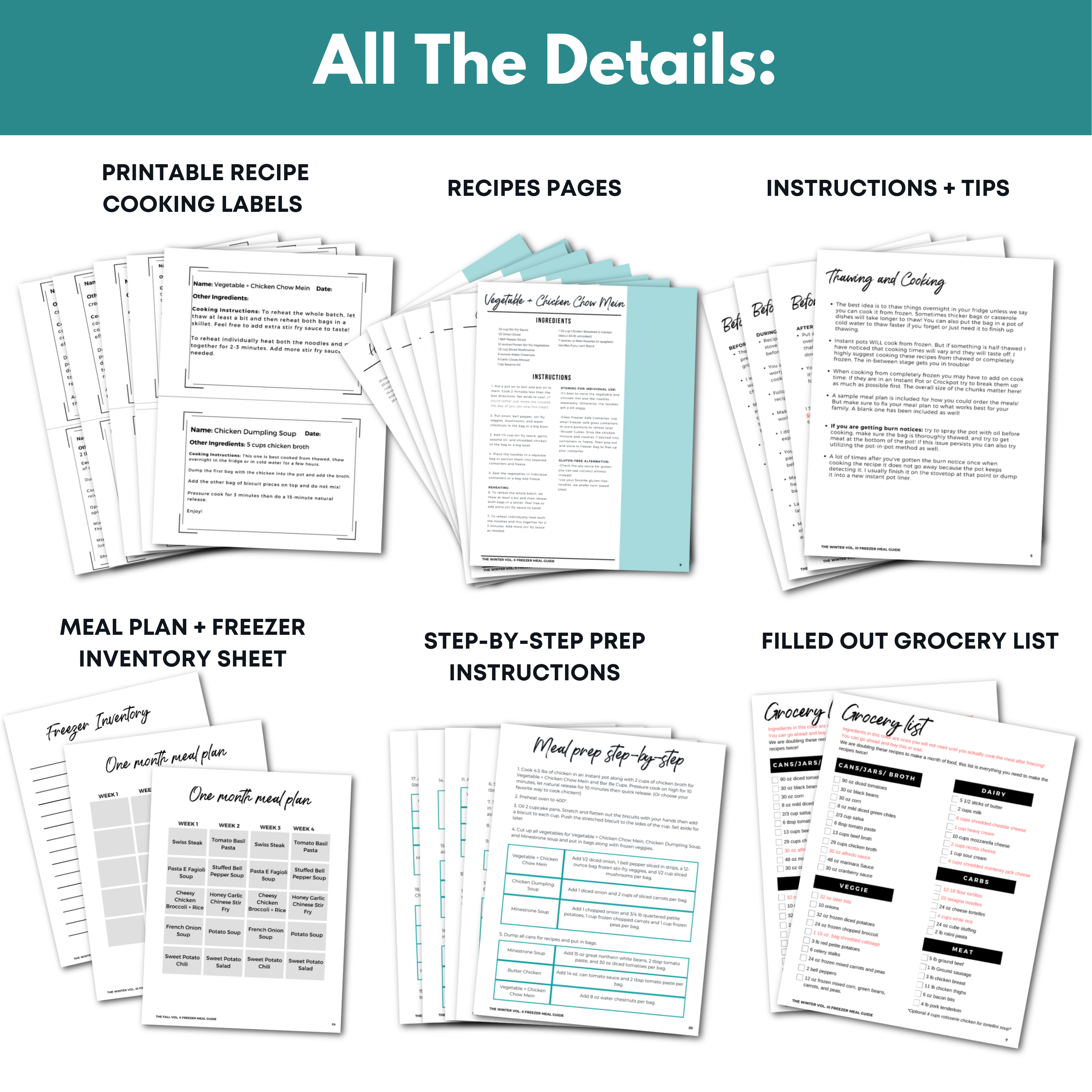 Winter Vol. II Freezer Meal Guide