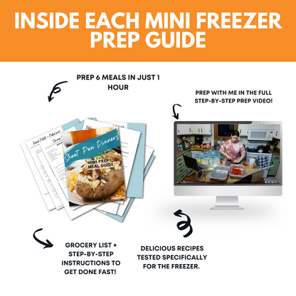 Sheet Pan Dinners Vol. II Mini Freezer Prep Guide